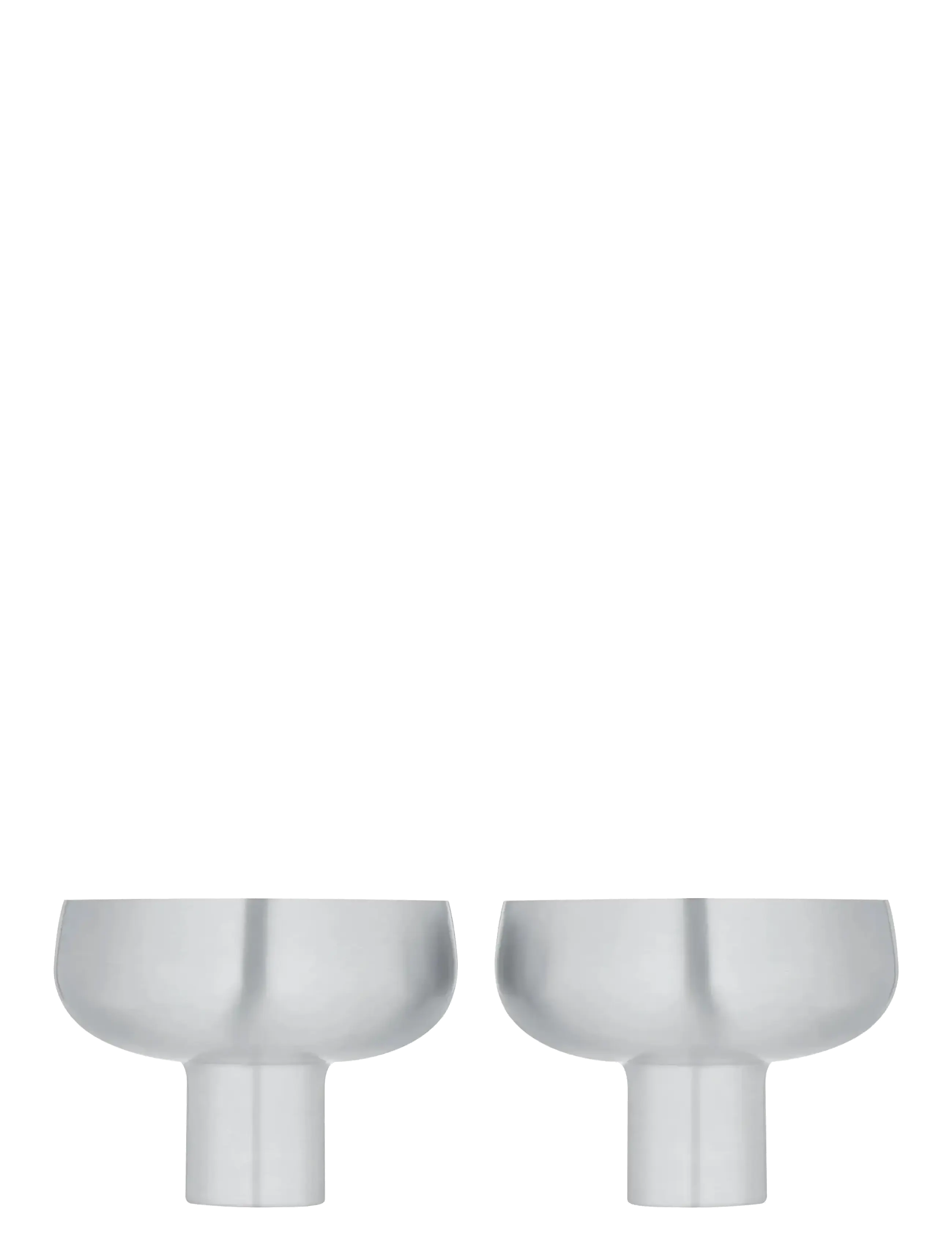 Blomus - Stainless Steel Champagne Coupe Set of 2 - 0,09  L - KOYOI STEEL - - verres à cocktail & à martini - edelstahl matt - 2