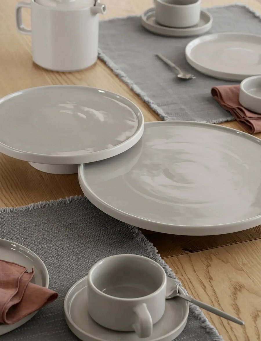 Blomus - Cakestand L - Ø 30 cm - PILAR - Moonbeam - koogitaldrikud - moonbeam - 0