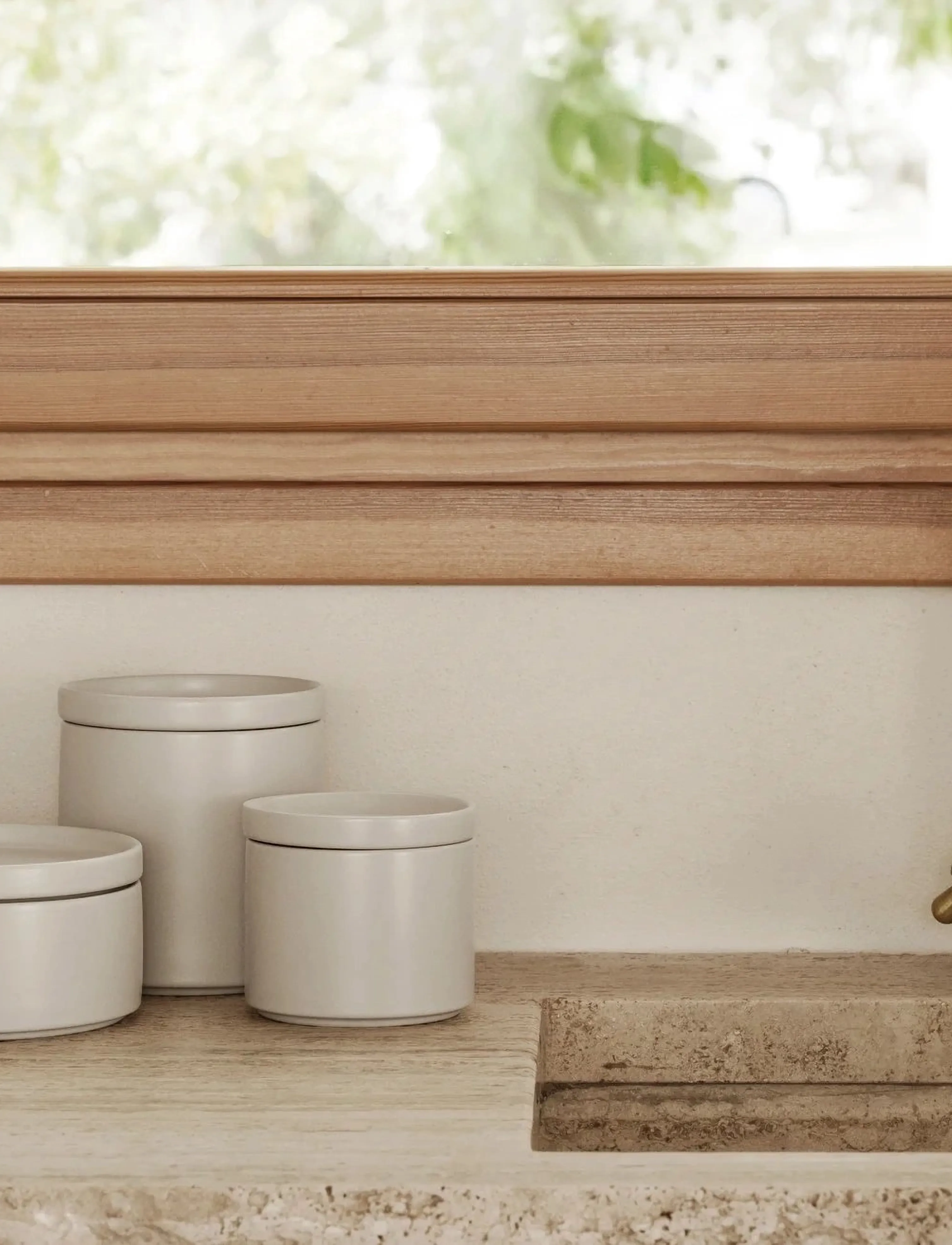 Blomus - Storage Box S - 9 cm, Ø 10 cm - PILAR - Moonbeam - decorative storage - moonbeam - 2