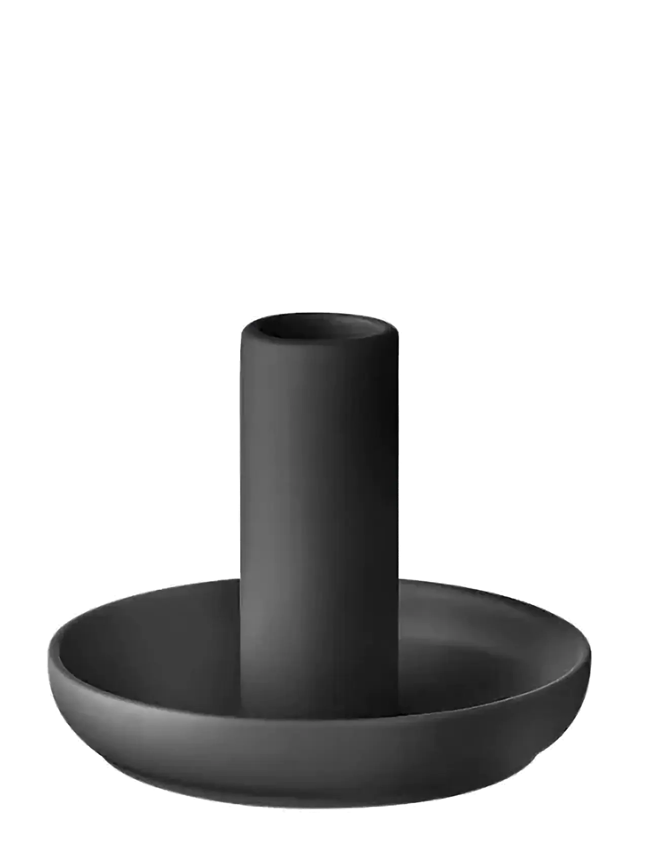 Blomus Candle Holder Ø 11 Cm Vela Black, Lysestage, Sort, Str: Ø 11CM
