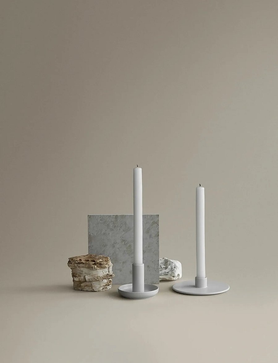 Blomus - Candle Holder - Ø 16 cm - VELA - Moonbeam - kerzenständer - moonbeam - 0