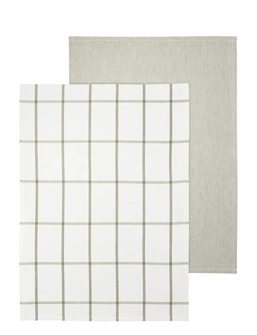 Blomus - Tea Towel, Set of 2 pcs - TAULO - tücher & spülbürste - white/mourning dove - 1