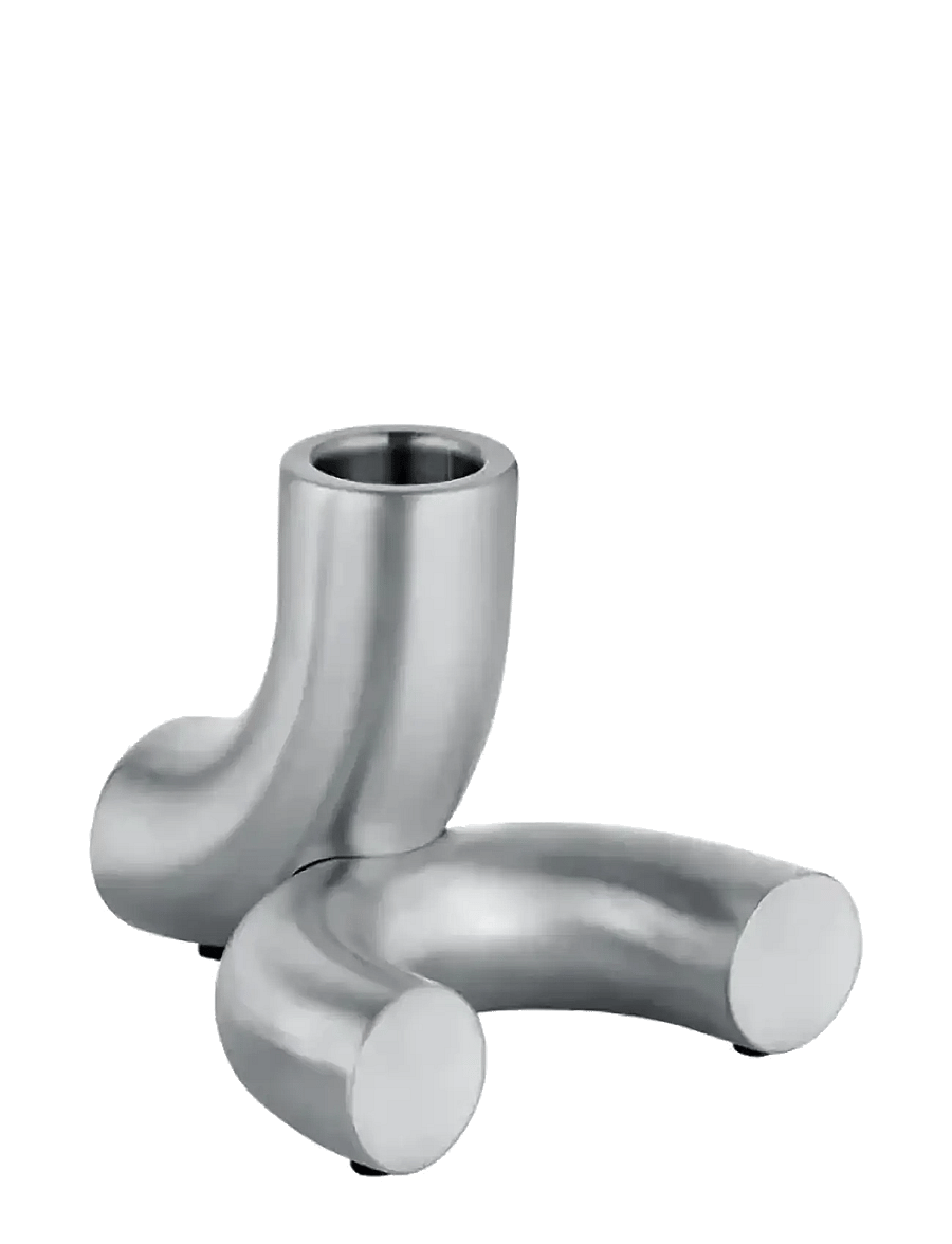Blomus - Set of 2 Candle Holders - 8,5 x 10 x 9,5 cm - DOODLE - Matt - küünlajalad - matt - 2