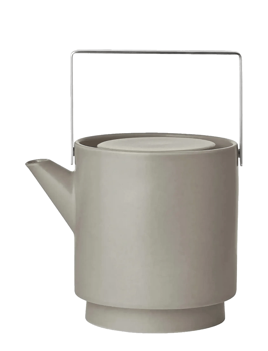 Blomus - Teapot - 20,5 x 16,5 x 12,5 cm - MAKOTO - Elephant Skin - teesiebe - elephant skin - 1