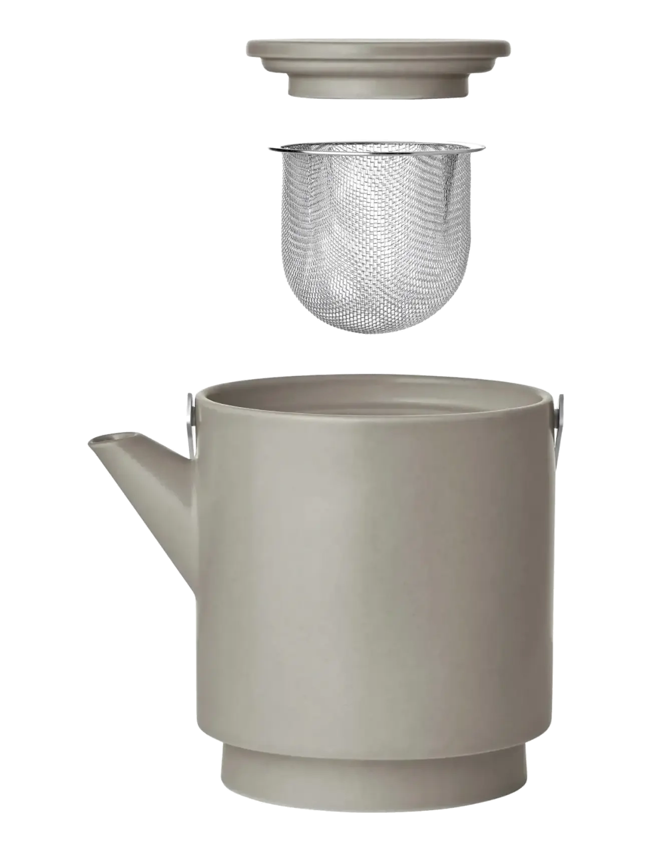 Blomus - Teapot - 20,5 x 16,5 x 12,5 cm - MAKOTO - Elephant Skin - teesiebe - elephant skin - 3