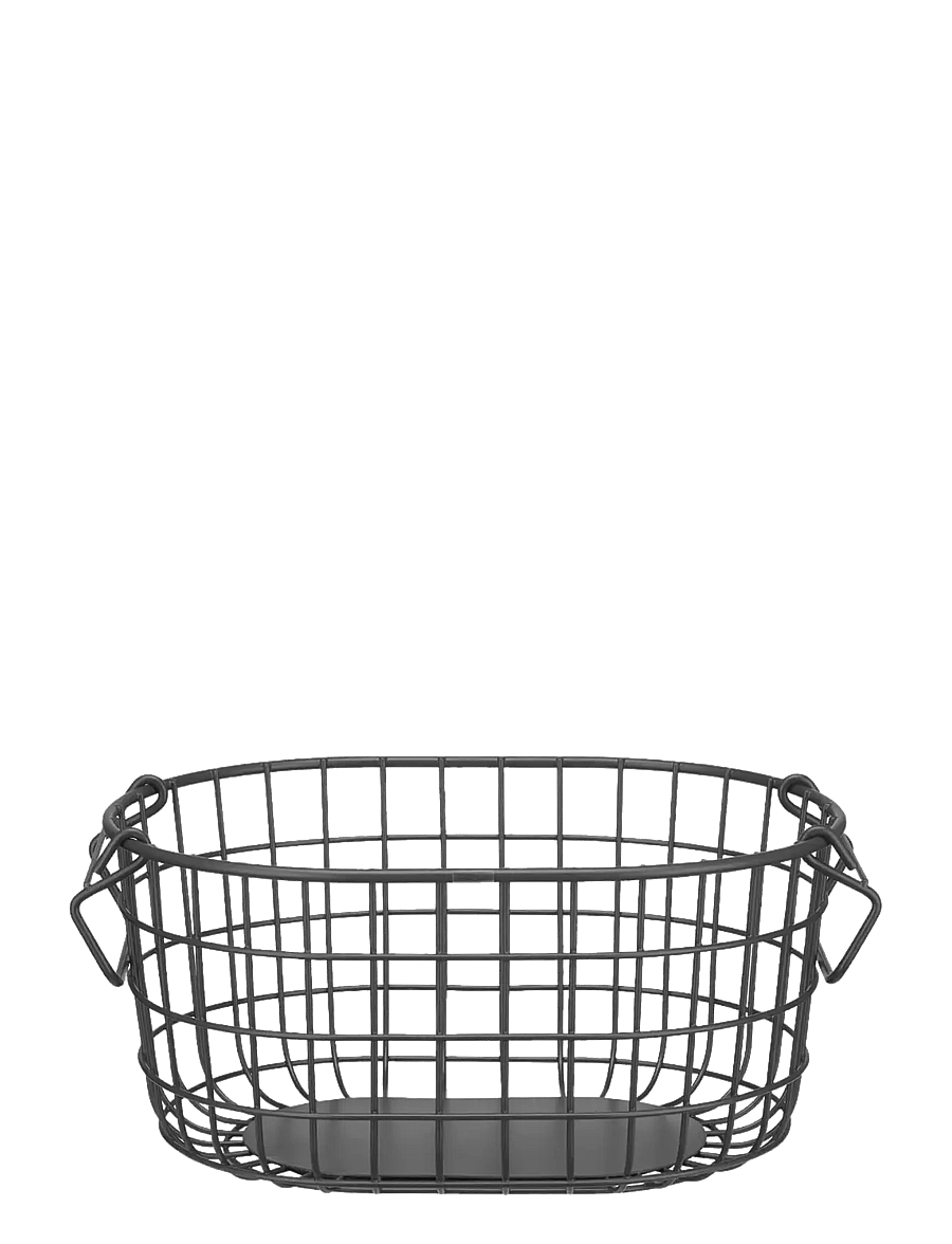 Blomus - Storage Basket - 14 x 29 x 21 cm - KAGO - Anthracite - aufbewahrungskörbe - anthracite - 0