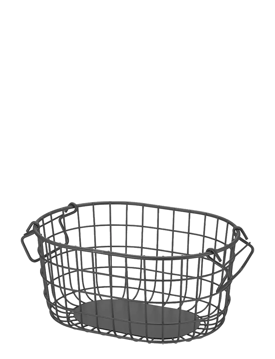 Blomus - Storage Basket - 14 x 29 x 21 cm - KAGO - Anthracite - aufbewahrungskörbe - anthracite - 1