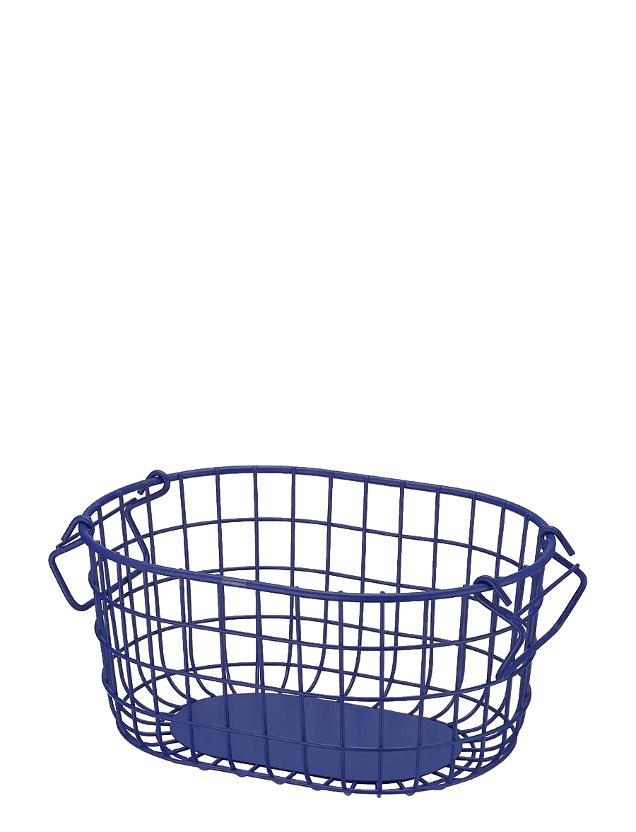 Blomus - Storage Basket - 14 x 29 x 21 cm - KAGO - Mazarine Blue - aufbewahrungskörbe - mazarine blue - 1