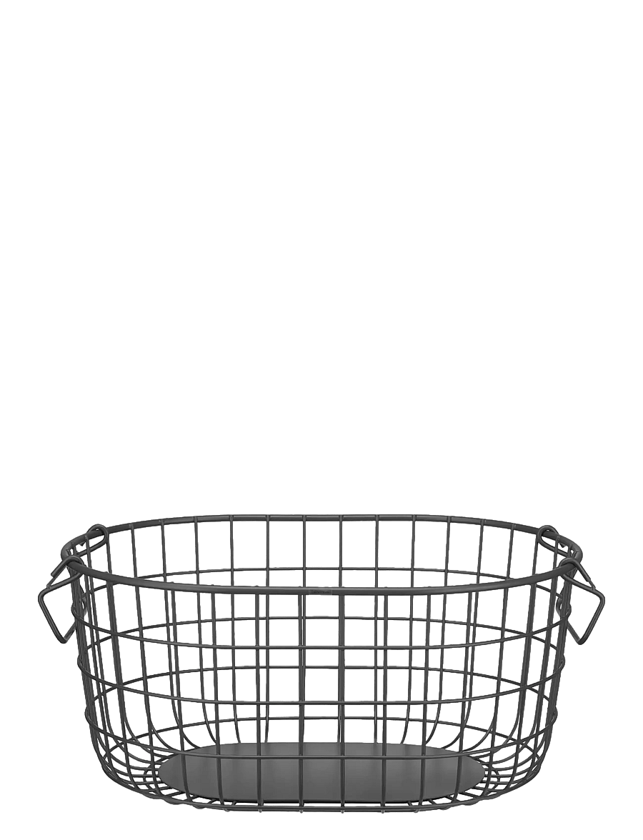 Blomus - Storage Basket - 17 x 37 x 27 cm - KAGO - Anthracite - aufbewahrungskörbe - anthracite - 0