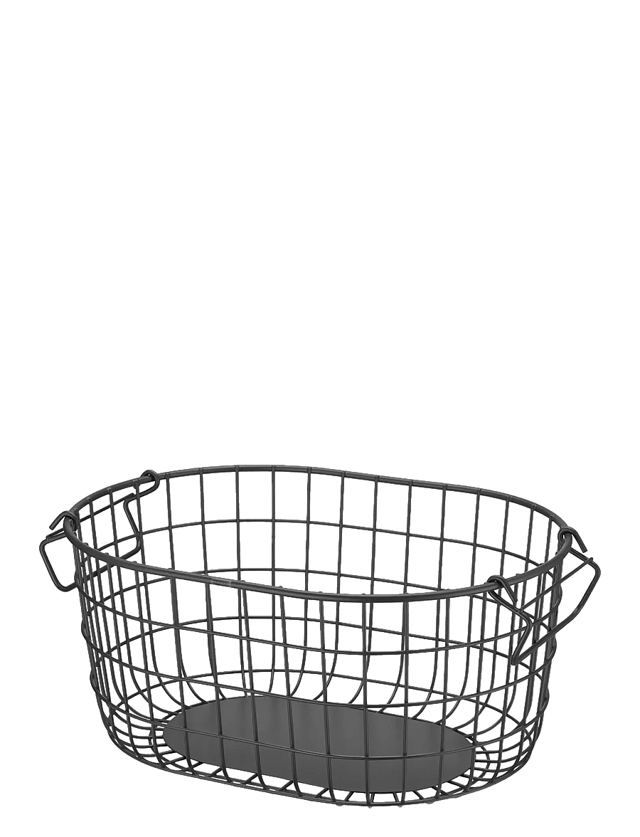 Blomus - Storage Basket - 17 x 37 x 27 cm - KAGO - Anthracite - aufbewahrungskörbe - anthracite - 1