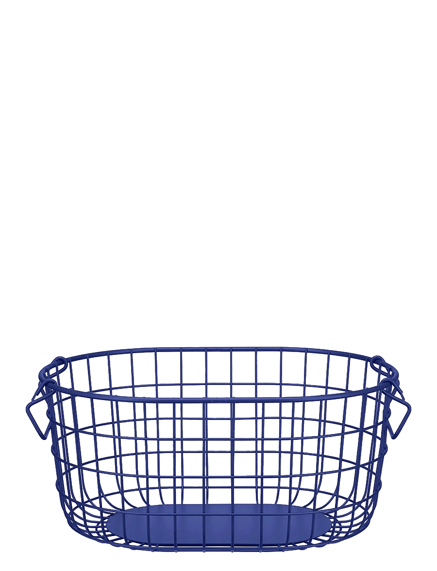 Blomus - Storage Basket - 17 x 37 x 27 cm - KAGO - Mazarine Blue - aufbewahrungskörbe - mazarine blue - 0