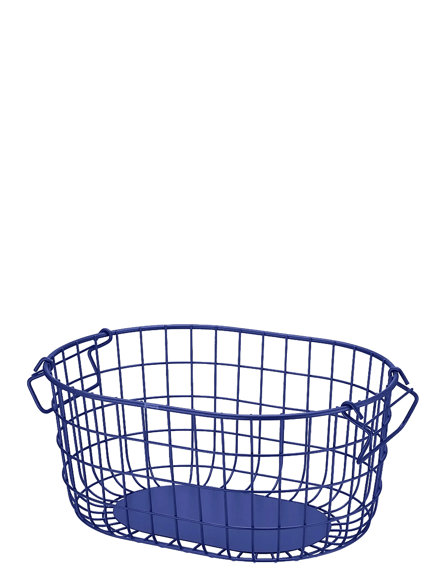 Blomus - Storage Basket - 17 x 37 x 27 cm - KAGO - Mazarine Blue - aufbewahrungskörbe - mazarine blue - 1