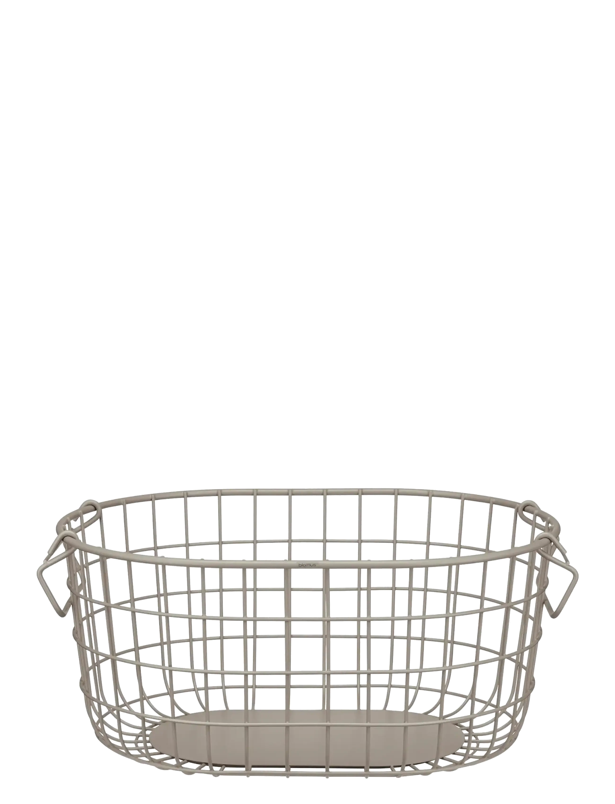 Blomus Storage Basket - 17 x 37 x 27 cm - KAGO - Mourning Dove - Inredning - MOURNING DOVE / white
