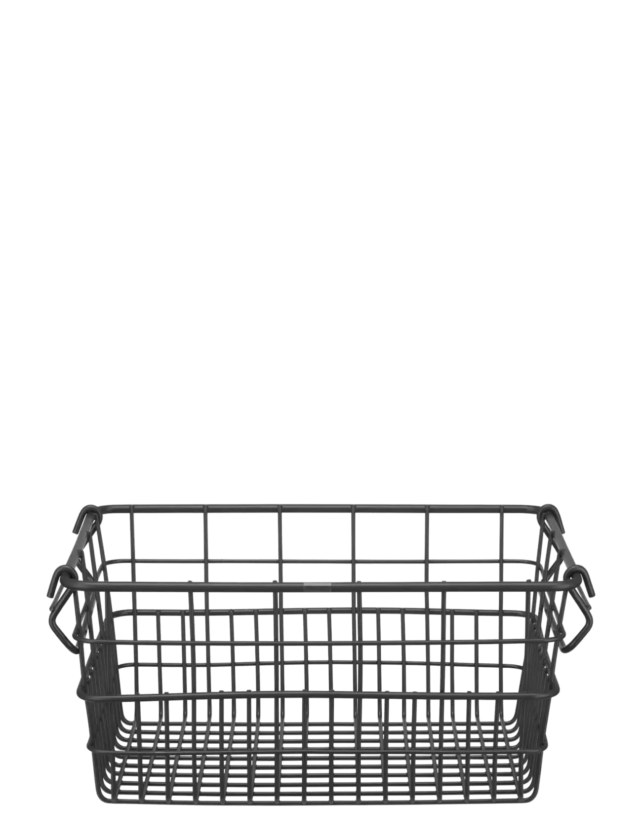 Blomus Storage Basket 14 X 29 X 21 Cm Kago Anthracite, Opbevaringskurv, Sort, Str: L 21CM