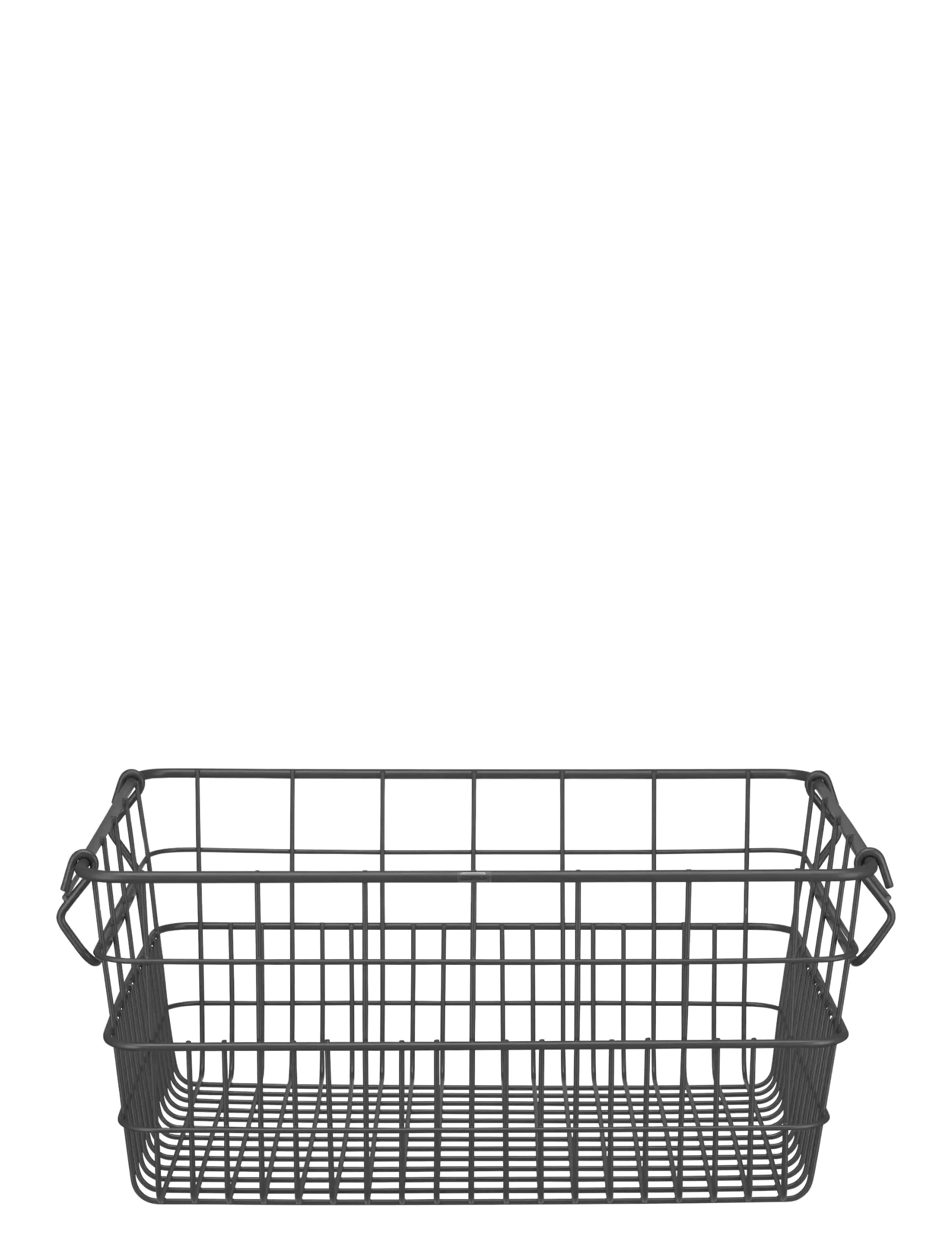 Blomus Storage Basket 17 X 37 X 27 Cm Kago Anthracite, Opbevaringskurv, Grå, Str: L 27CM