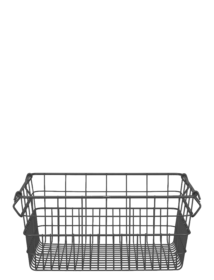 Blomus - Storage Basket - 17 x 37 x 27 cm - KAGO - Anthracite - aufbewahrungskörbe - anthracite - 0