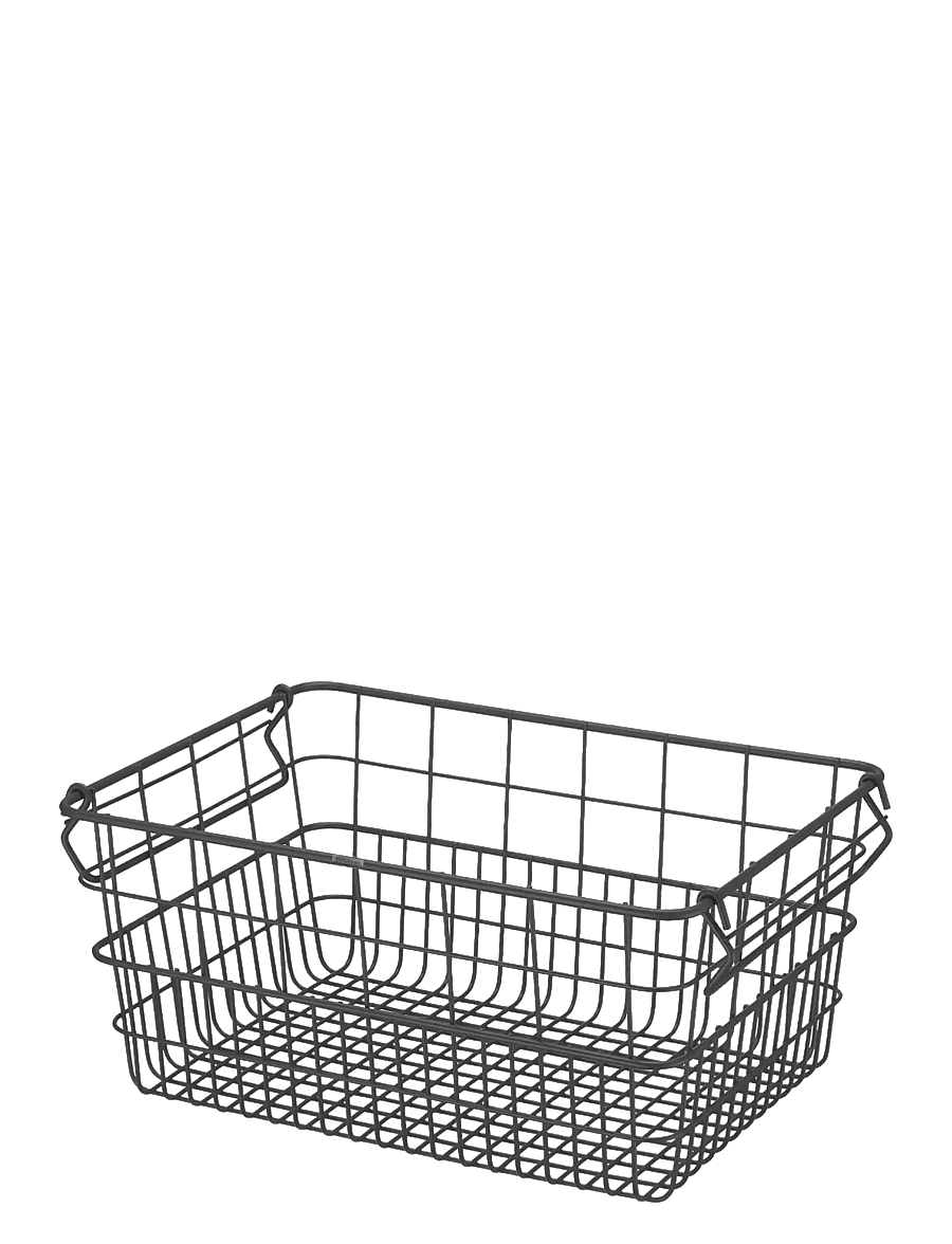 Blomus - Storage Basket - 17 x 37 x 27 cm - KAGO - Anthracite - aufbewahrungskörbe - anthracite - 1