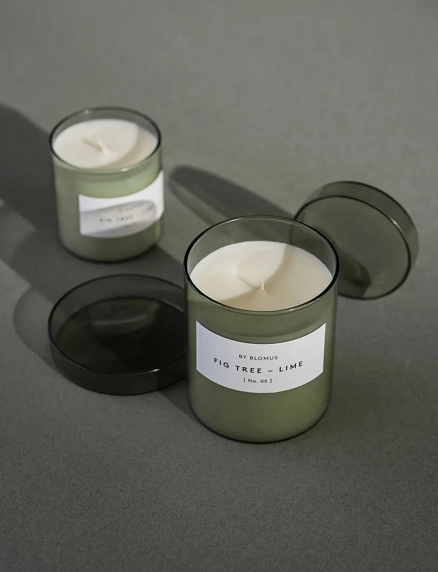 Blomus - Scented Candle S - 7,5 cm, Ø 7,5 cm - VALOA - Agave Green - above 500kr - agave green - 3