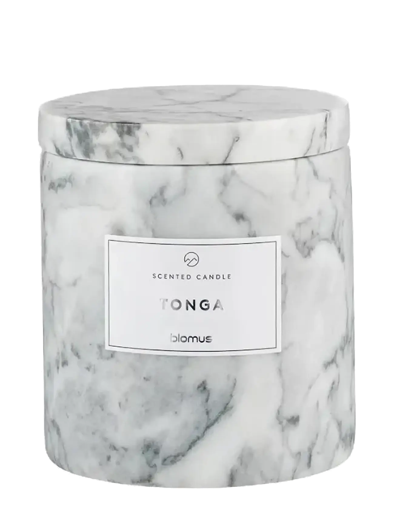 Blomus Scented Travertine Candle 9 Cm, Ø 8 Cm Frabli Sharkskin, Scented Candles, Grå, Str: L 80CM