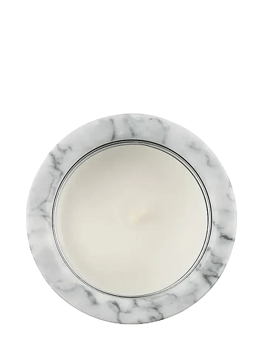 Blomus - Scented Travertine Candle - 9 cm, Ø 8 cm - FRABLI - Sharkskin - sharkskin - 2