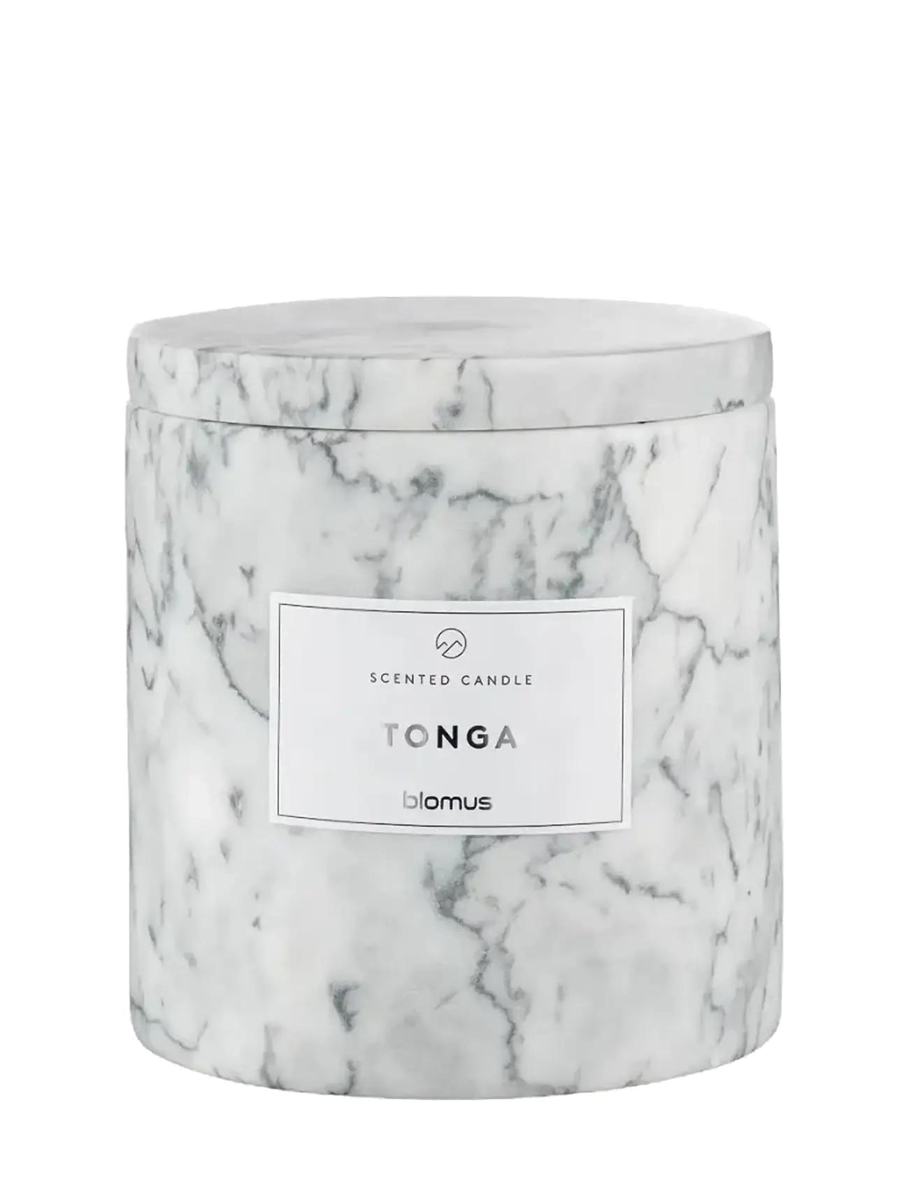 Blomus Scented Travertine Candle 11 Cm, Ø 10 Cm Frabli Sharkskin, Scented Candles, Grå, Str: L 100CM