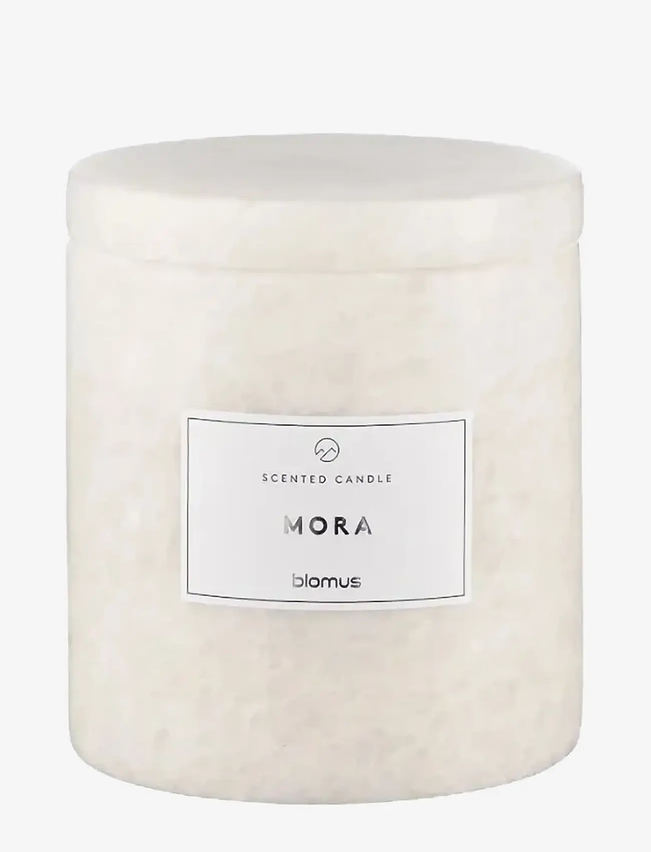 Blomus - Scented Travertine Candle - 9 cm, Ø 8 cm - FRABLI - Moonbeam - above 500kr - moonbeam - 1