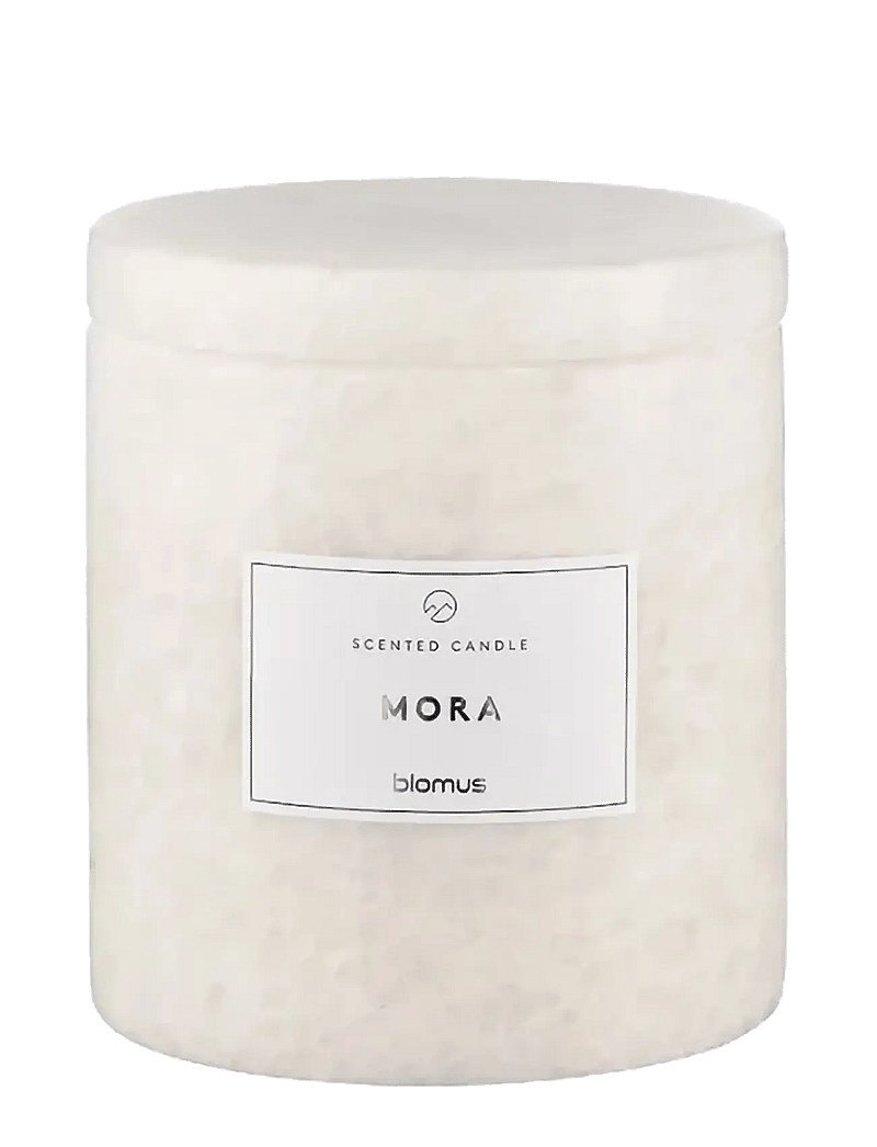 Blomus - Scented Travertine Candle - 9 cm, Ø 8 cm - FRABLI - Moonbeam - above 500kr - moonbeam - 1