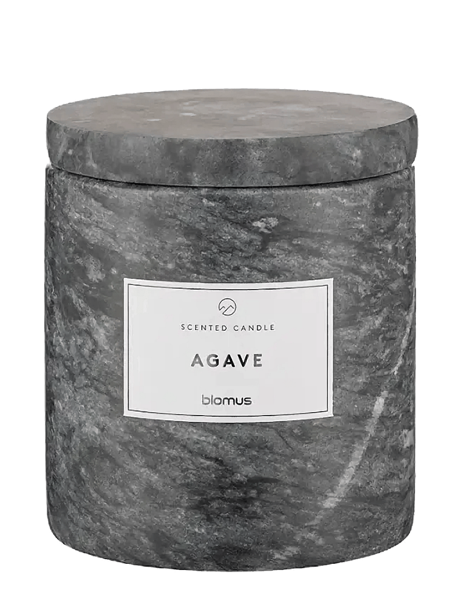 Blomus - Scented Travertine Candle - 9 cm, Ø 8 cm - FRABLI - Magnet - above 500kr - magnet - 1