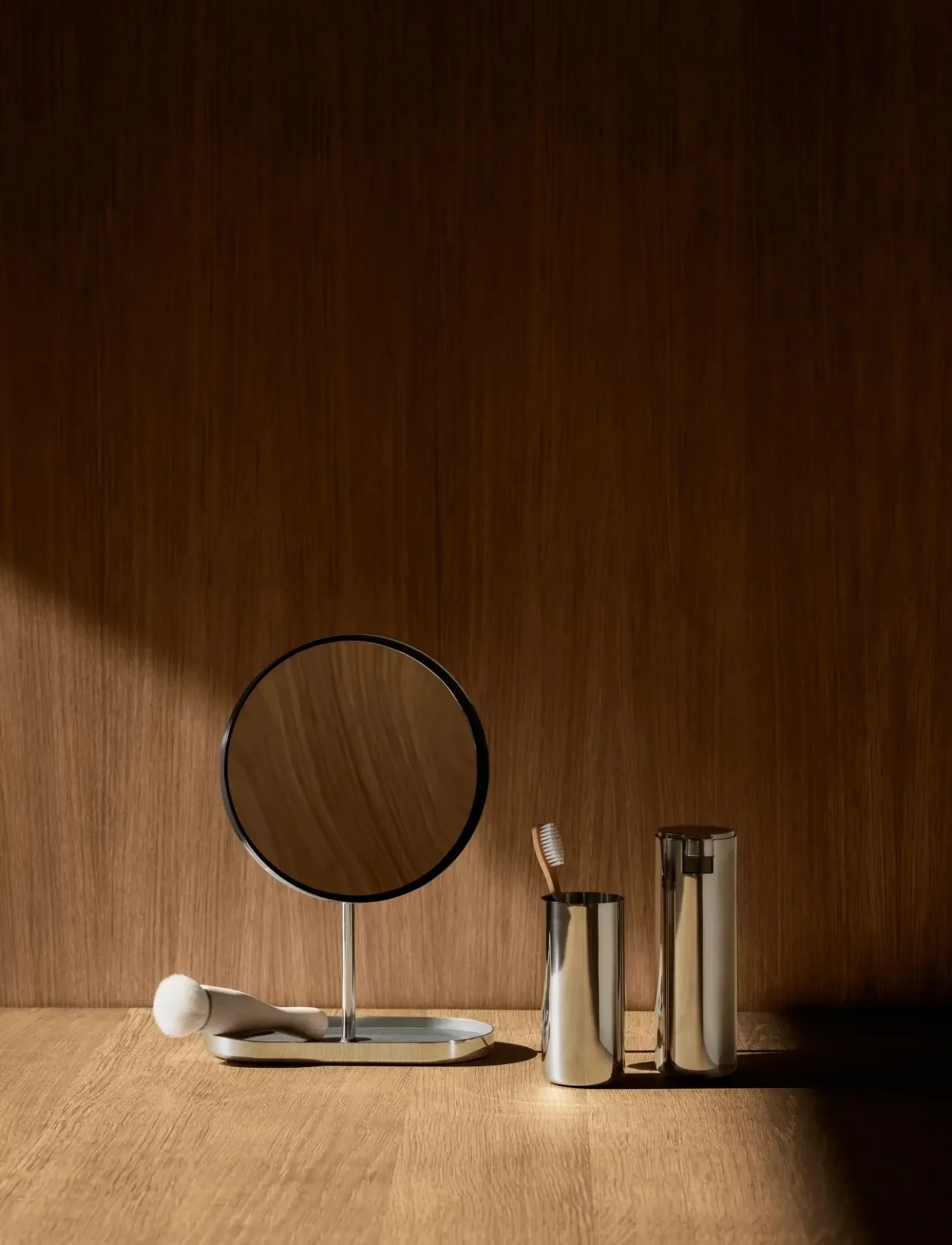Blomus Vanity Mirror - 28 X 10 X 20 cm - Modo - Polished, L 22 cm, Silver, Makeup Tools & Accessories > Beauty Mirrors, Dame