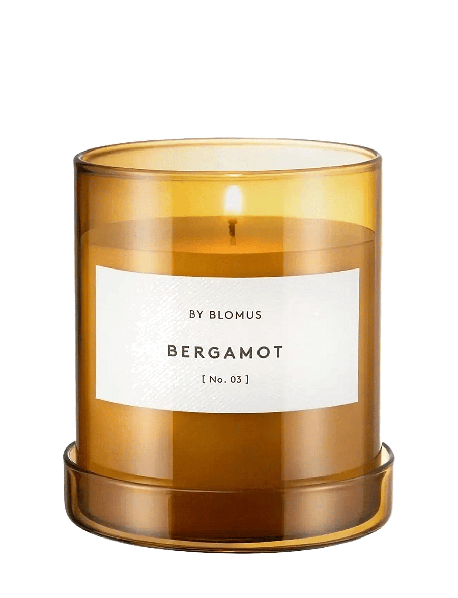 Blomus - Scented Candle L - 9,5 cm, Ø 9 cm - VALOA - Tan - above 500kr - tan - 2