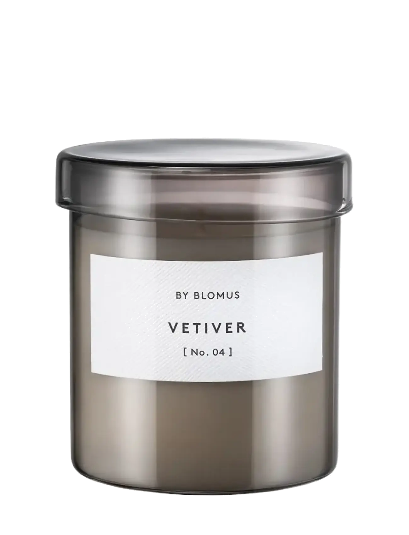 Blomus Scented Candle L - 9,5 cm, Ø 9 cm - VALOA - Ashes of Roses - Steypt kerti - ASHES OF ROSES / grey