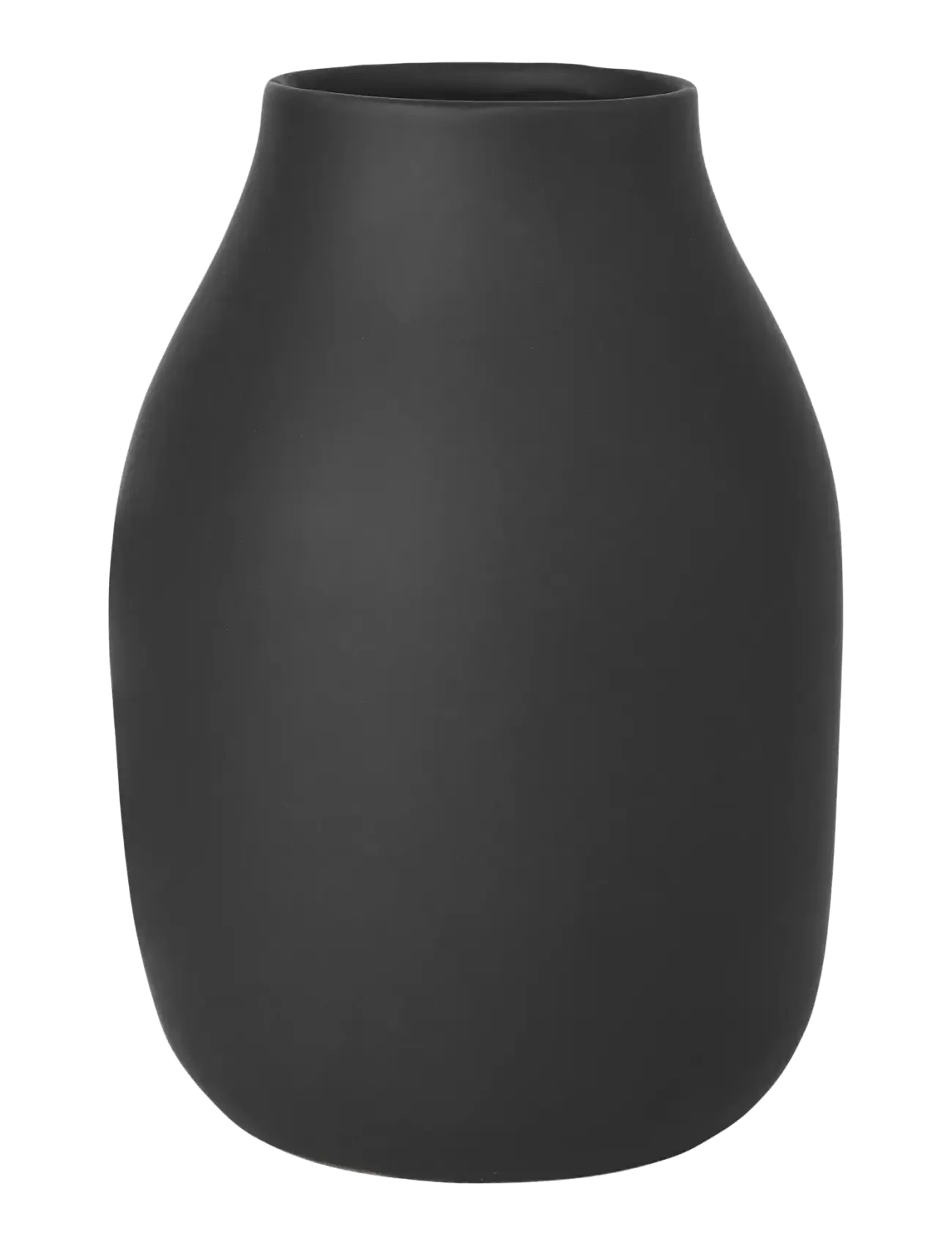 Blomus Vase L - 20 cm, Ø 14 cm - COLORA - Peat - Interior - PEAT / black