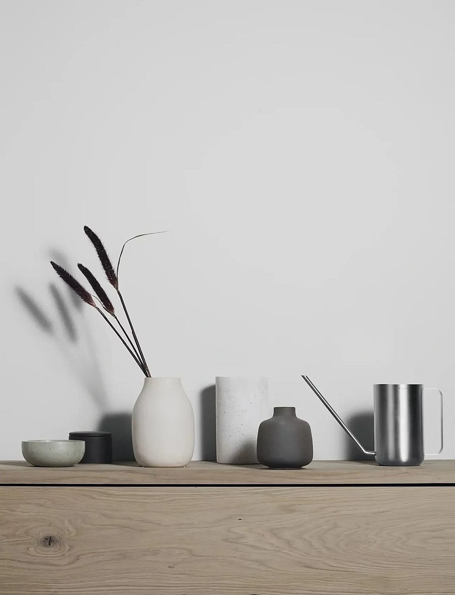 Blomus - Vase L - 20 cm, Ø 14 cm - COLORA - Peat - vasen - peat - 3