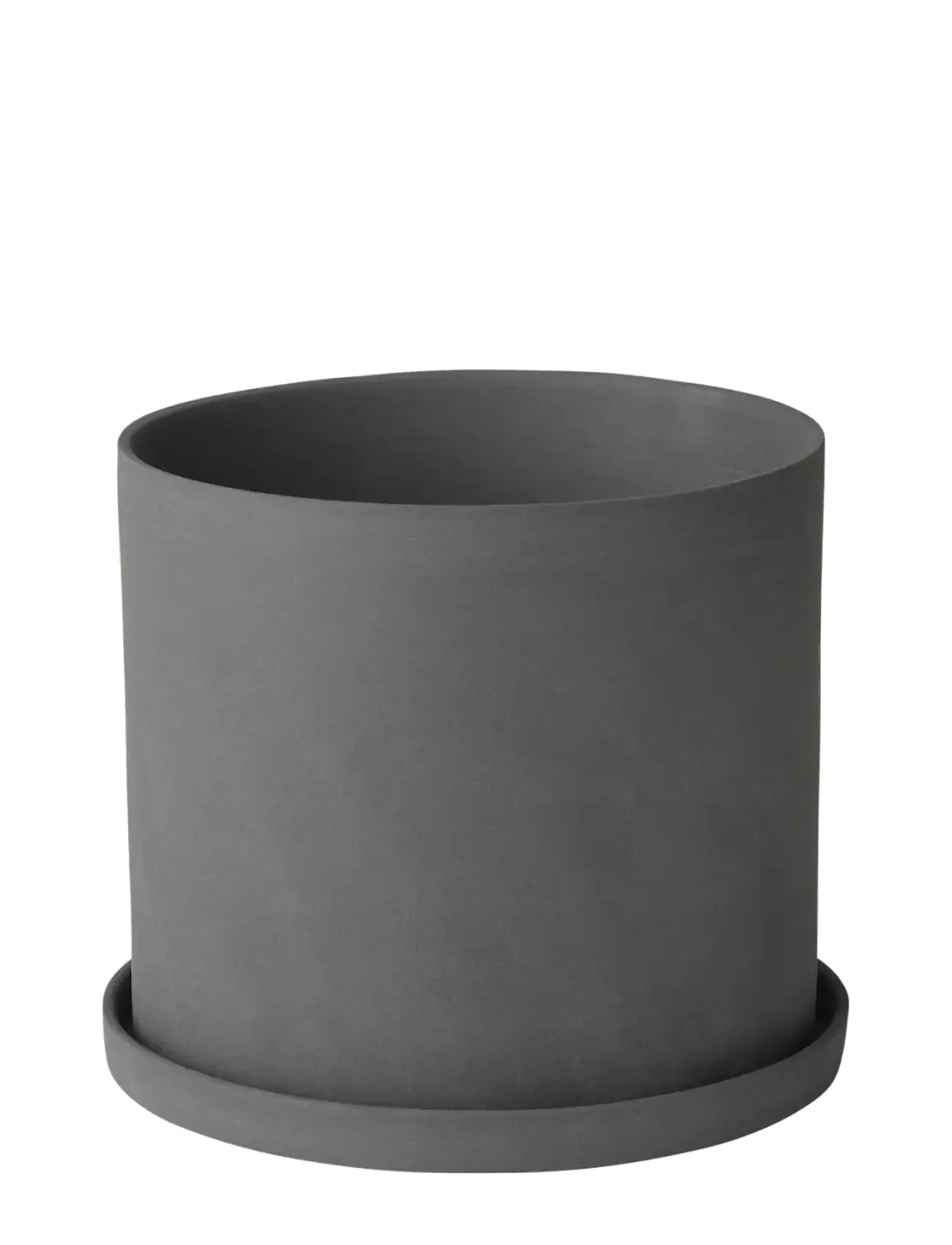 Blomus Herb Pot Ø 15 Cm Nona Pewter, Flower Pots, Grå, Str: L 15CM
