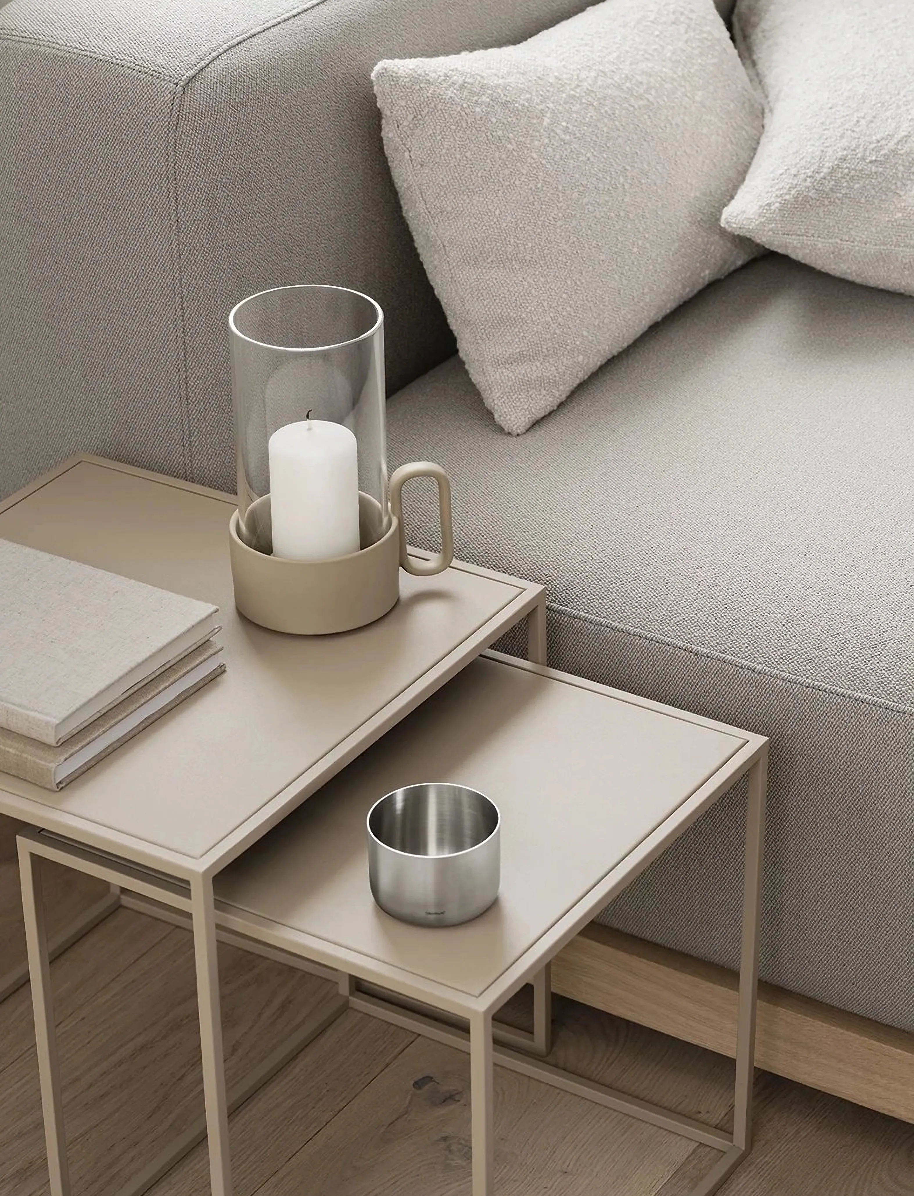 Blomus - Set of 2 Tables - 40 x 40 x 40 cm - FERA - Nomad - tables d'appoint et petites tables - nomad - 3