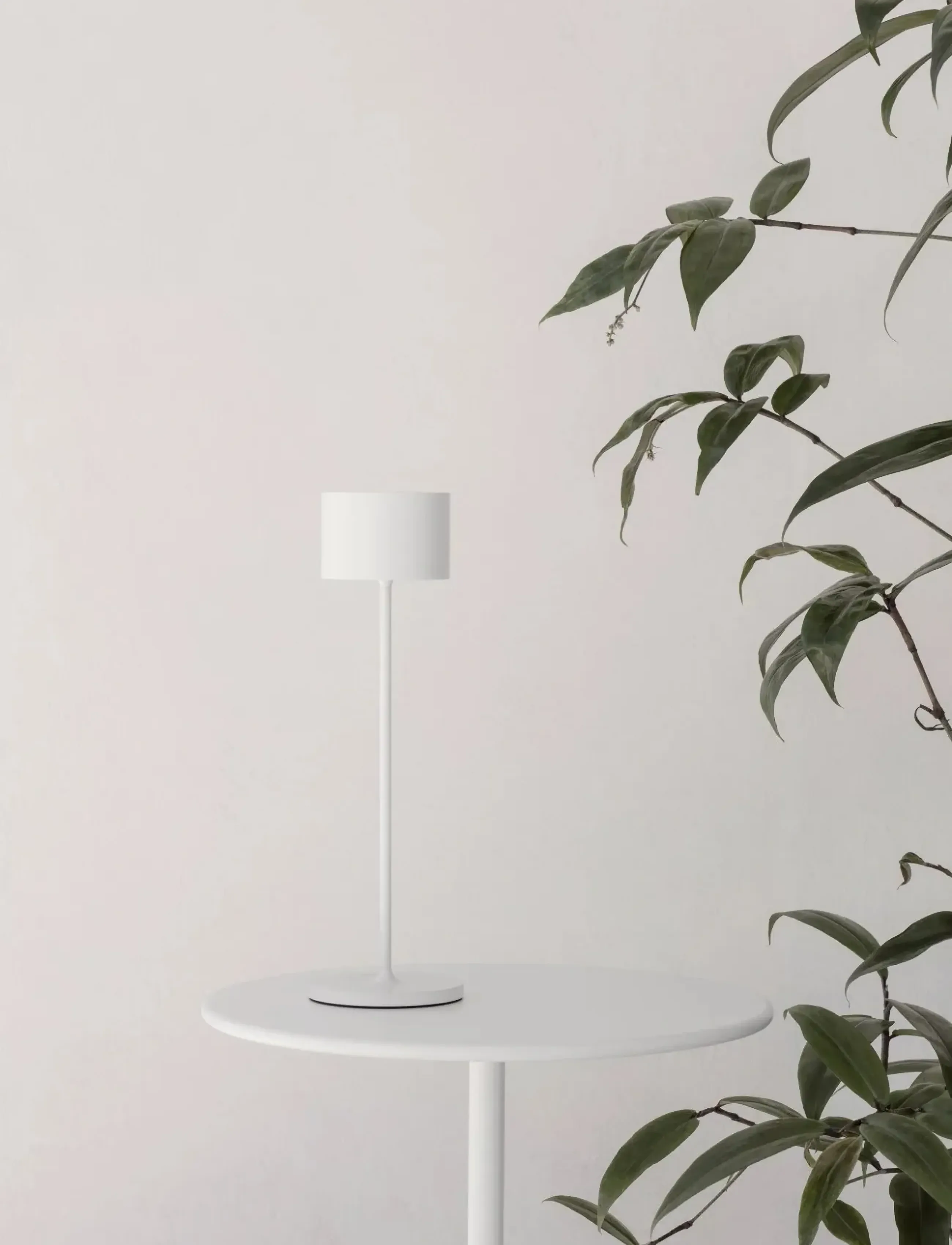 Blomus Mobile Led-Lamp 34 Cm Farol White, L 11 cm, Lamps, Weiß - Table Homeware