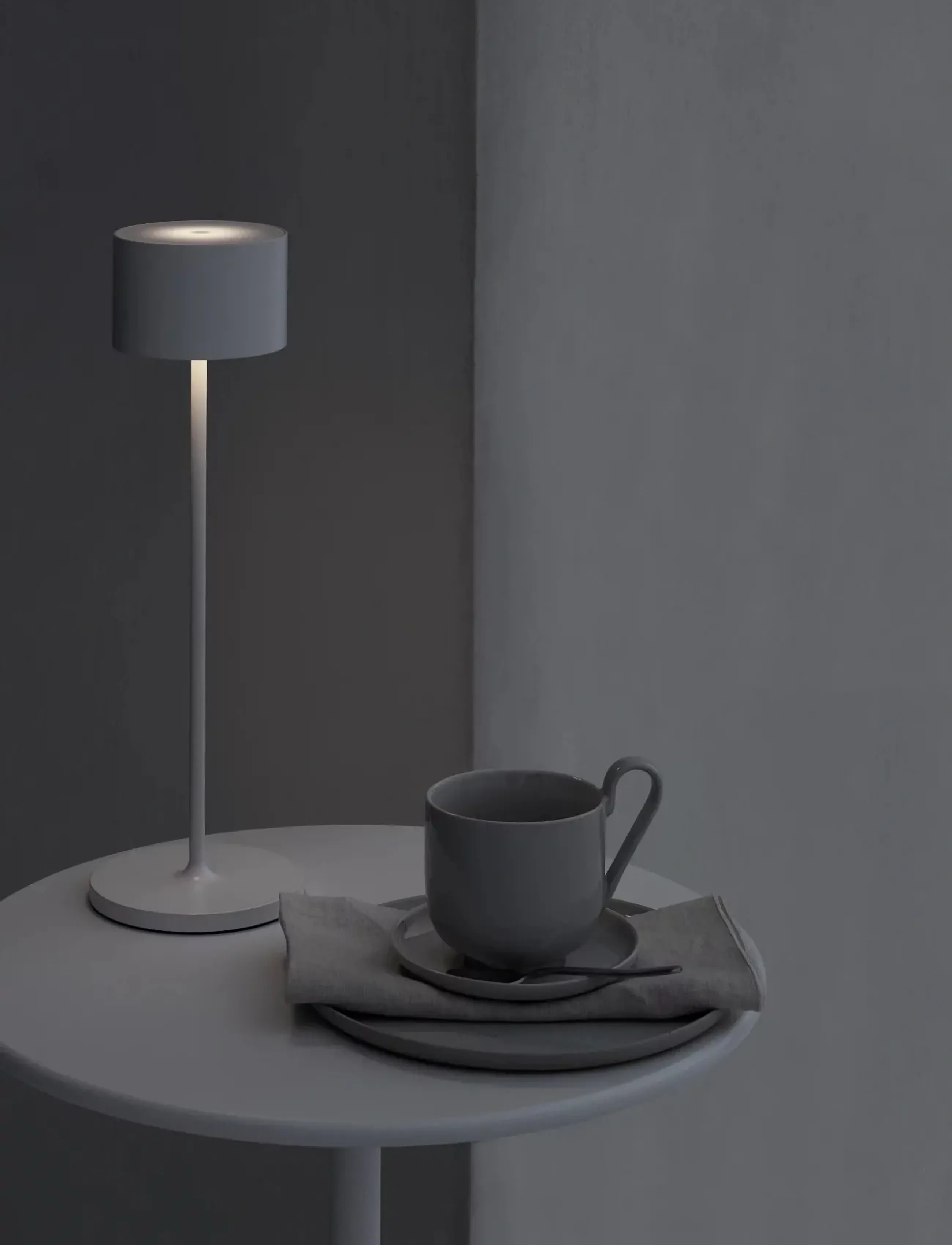 Blomus Mobile Led-Lamp 34 Cm Farol Warm Gray, L 11 cm, Lamps, Grau - Table Homeware