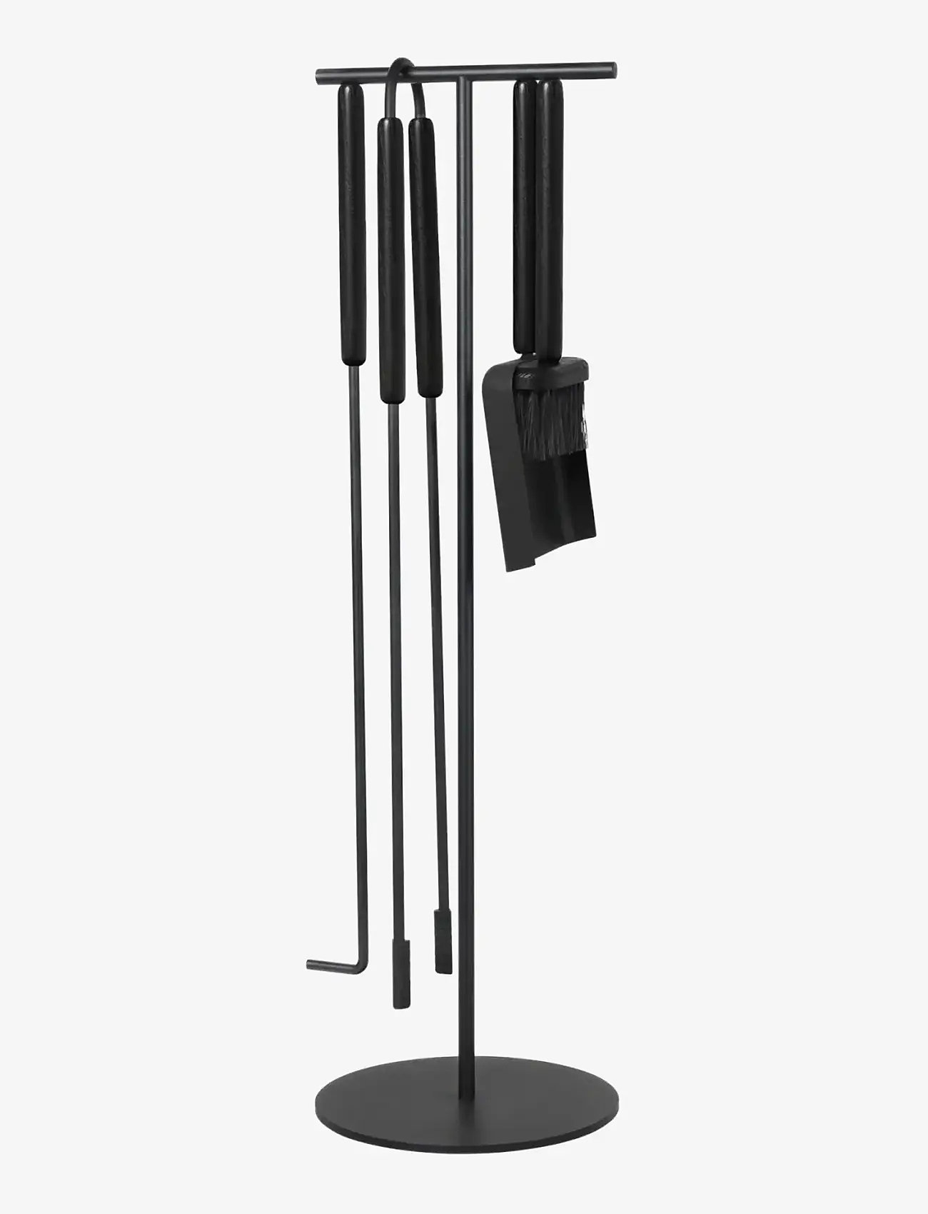 Blomus - 5 pcs Fireplace Tool Set - 75,5 cm, Ø 22 cm - ASHI - Black - gartenzubehör - black - 1
