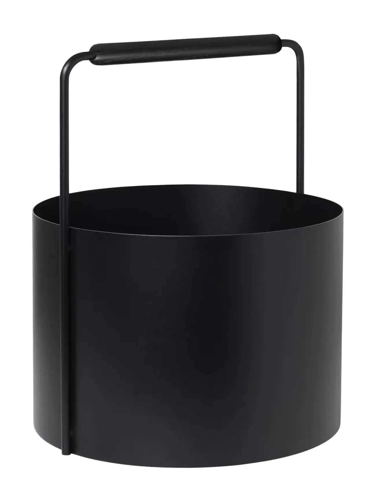 Blomus Firewood Basket 45 Cm, Ø 35 Cm Ashi Black, Fireplaces, Sort, Str: L 37.1CM