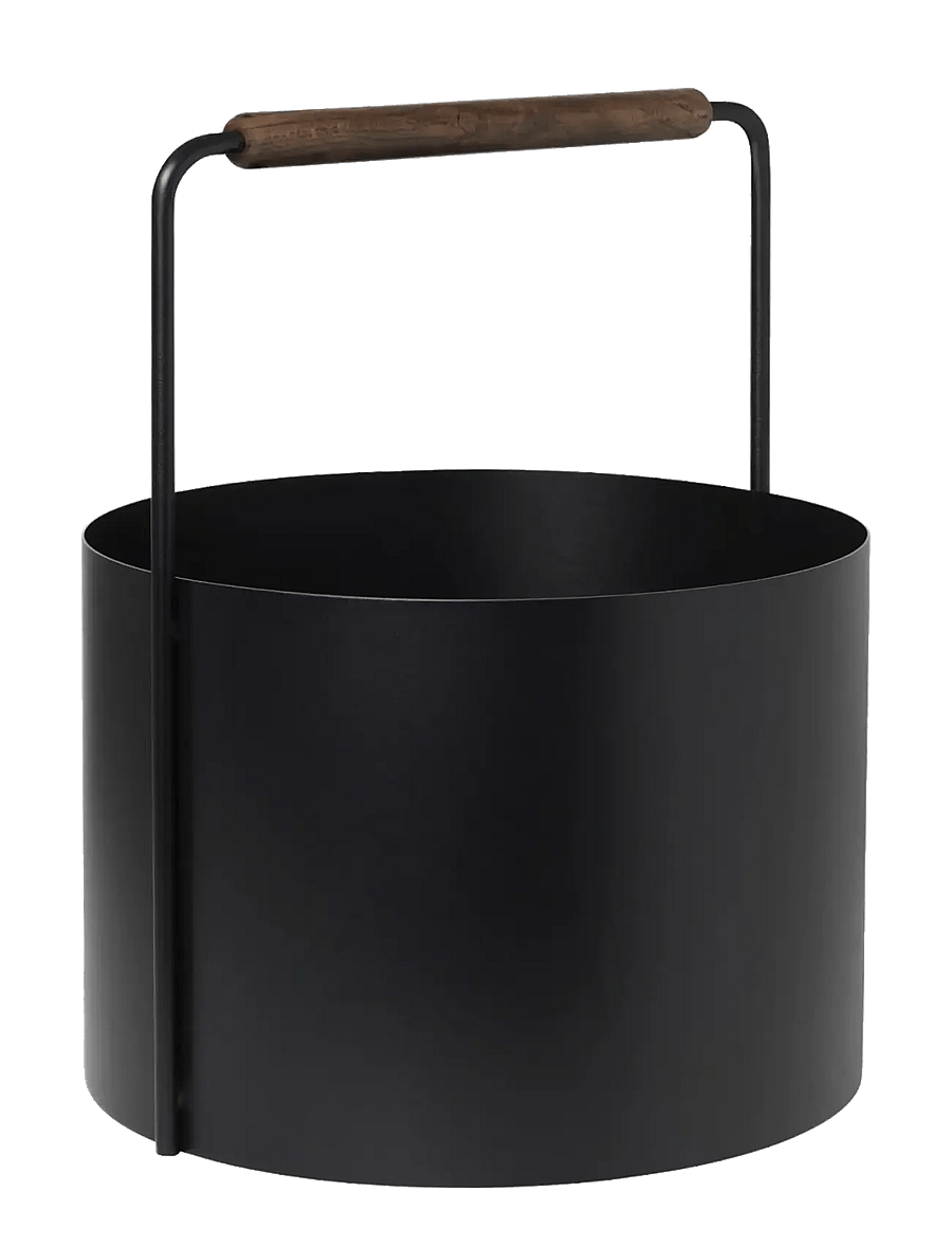 Blomus - Firewood Basket - 45 cm, Ø 35 cm - ASHI - Brown - kaminad - brown - 1