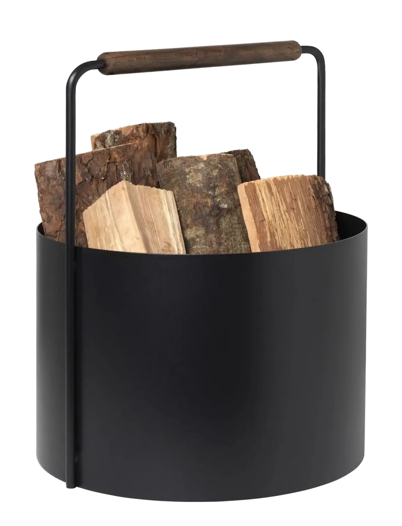 Blomus - Firewood Basket - 45 cm, Ø 35 cm - ASHI - Brown - pejse - brown - 2
