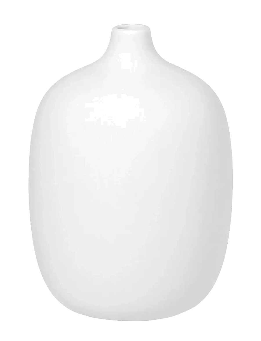 Blomus - Vase - 18,5 cm, Ø 13,5 cm - CEOLA - White - vasen - white - 1