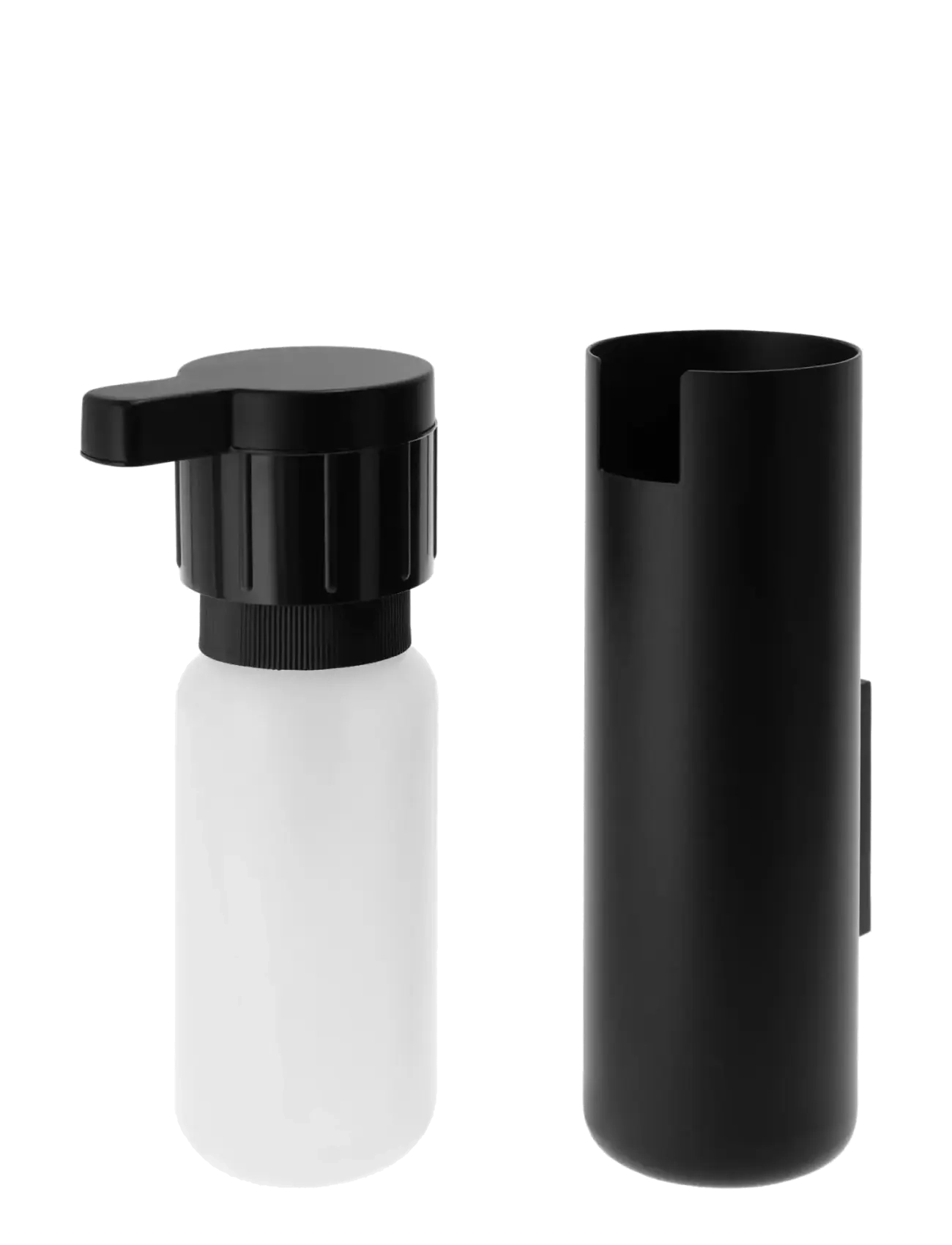 Blomus - Wall-mounted Soap Dispenser - Ø 5,55 cm, 0,165 L - MODO - Black - seebidosaatorid ja -alused - black - 2