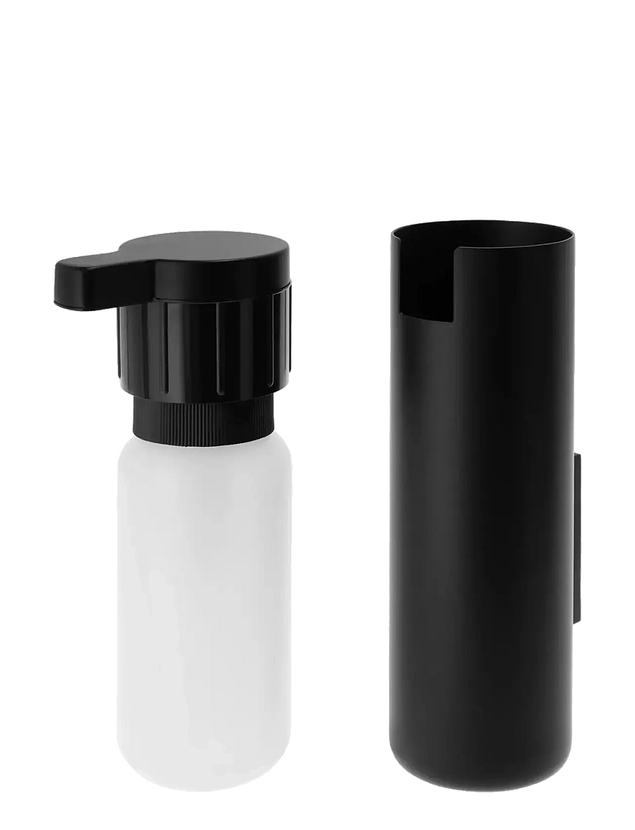 Blomus - Wall-mounted Soap Dispenser - Ø 5,55 cm, 0,165 L - MODO - Black - seebidosaatorid ja -alused - black - 2