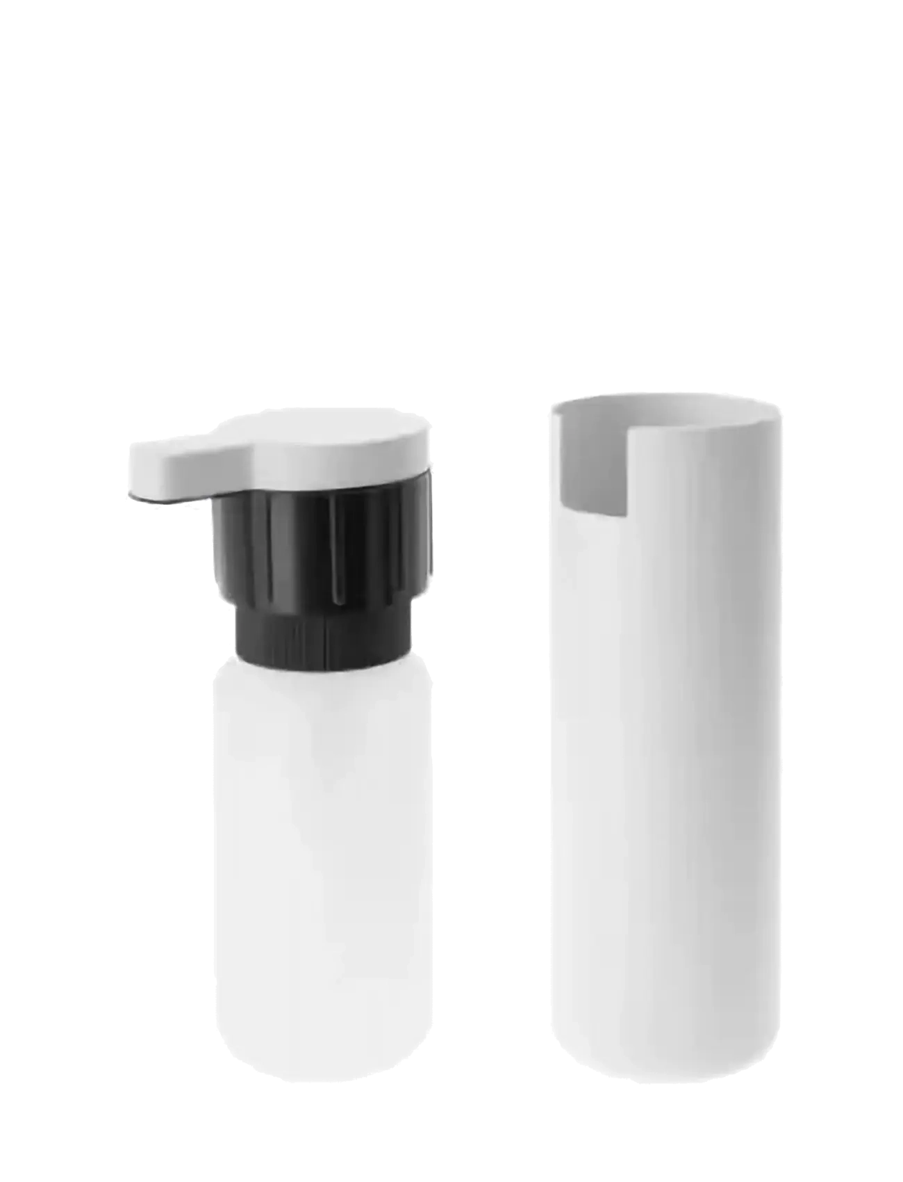 Blomus - Soap Dispenser - 16 cm, Ø 5,5 cm, 0,165 L - MODO - White - saippuapumput & saippua-astiat - white - 2