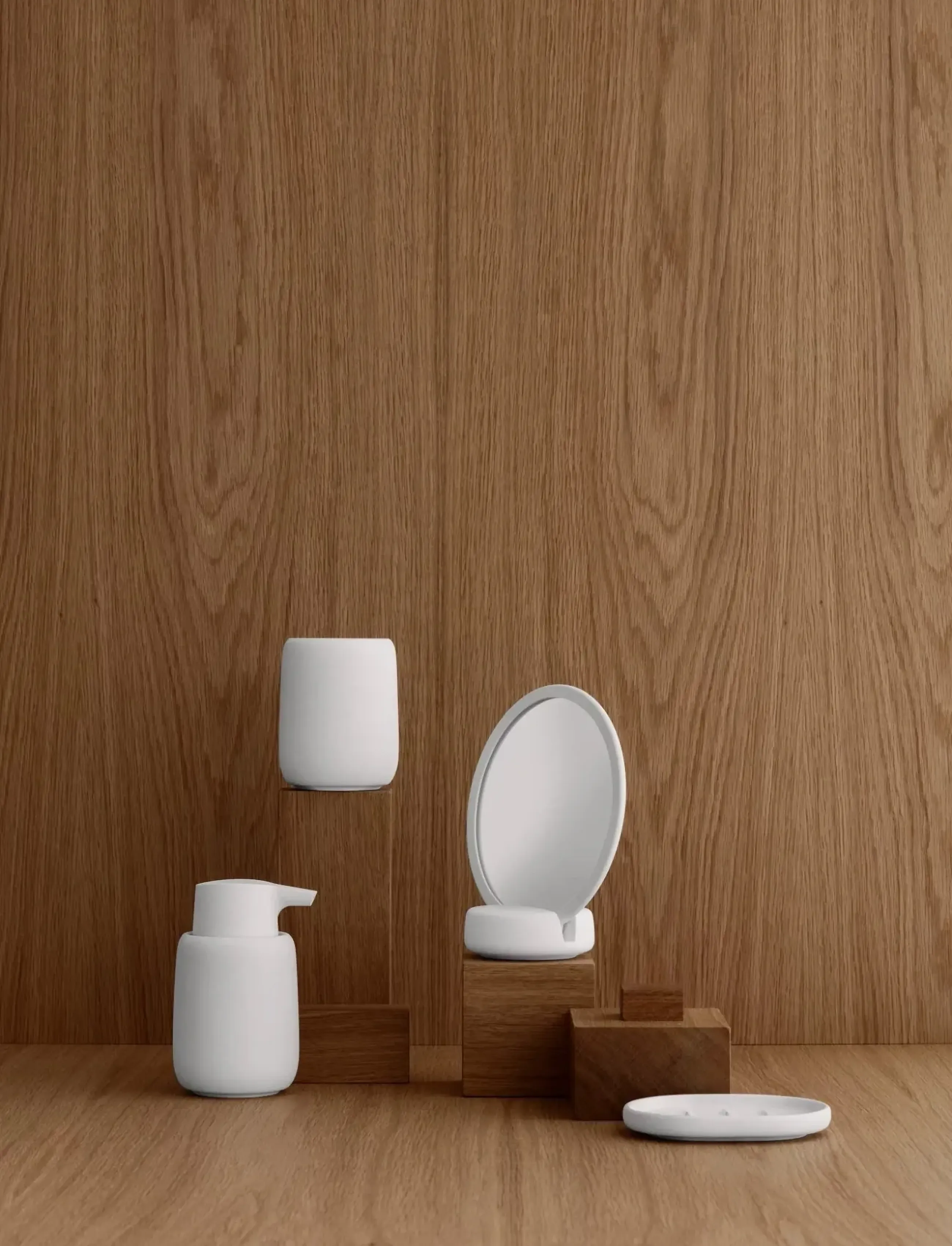 Blomus Vanity Mirror 18,5 X 17 9 Cm Sono Black, L 18.5 cm, Bathroom Interior, Schwarz - Mirrors, Beauty