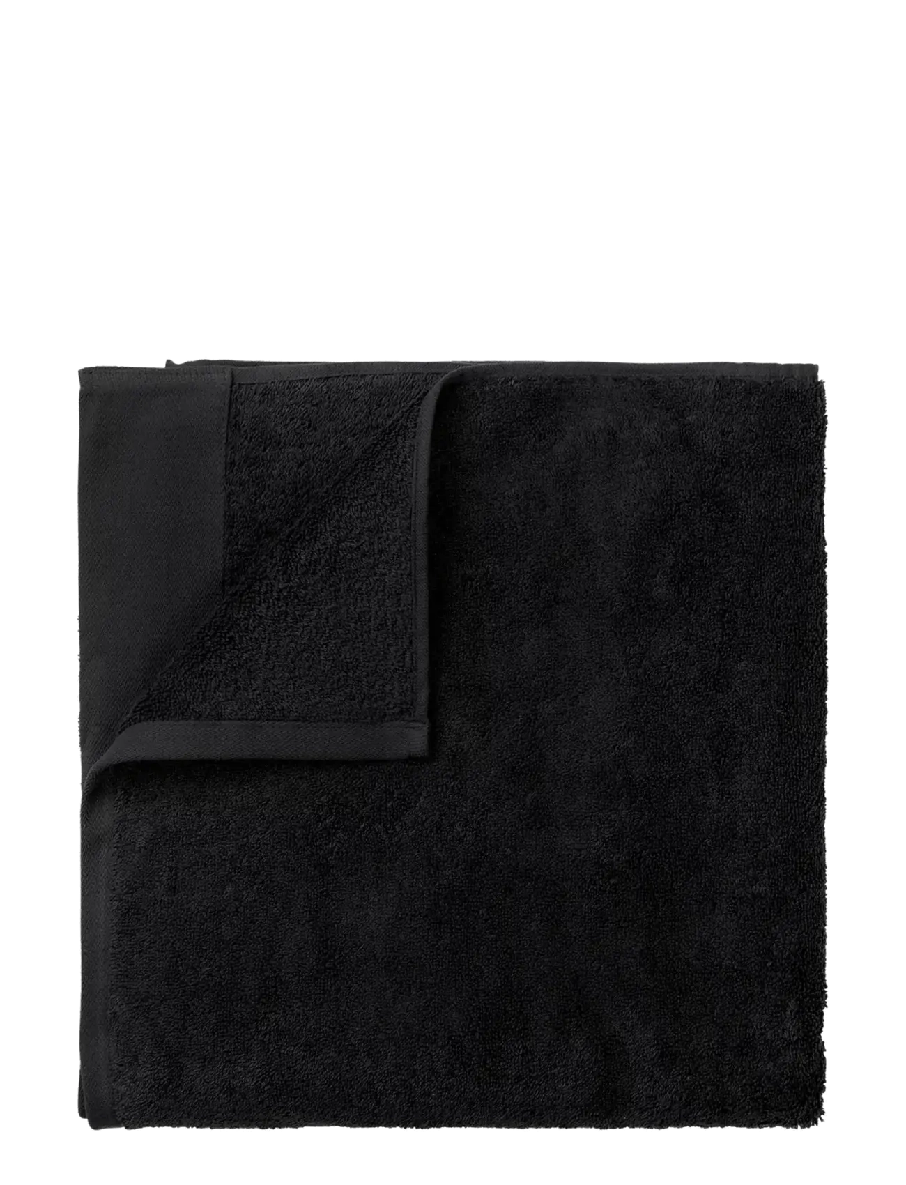 Blomus Hand Towel 100 X 50 Cm Riva Black, Hand Håndklæde, Sort, Str: 100X 50CM