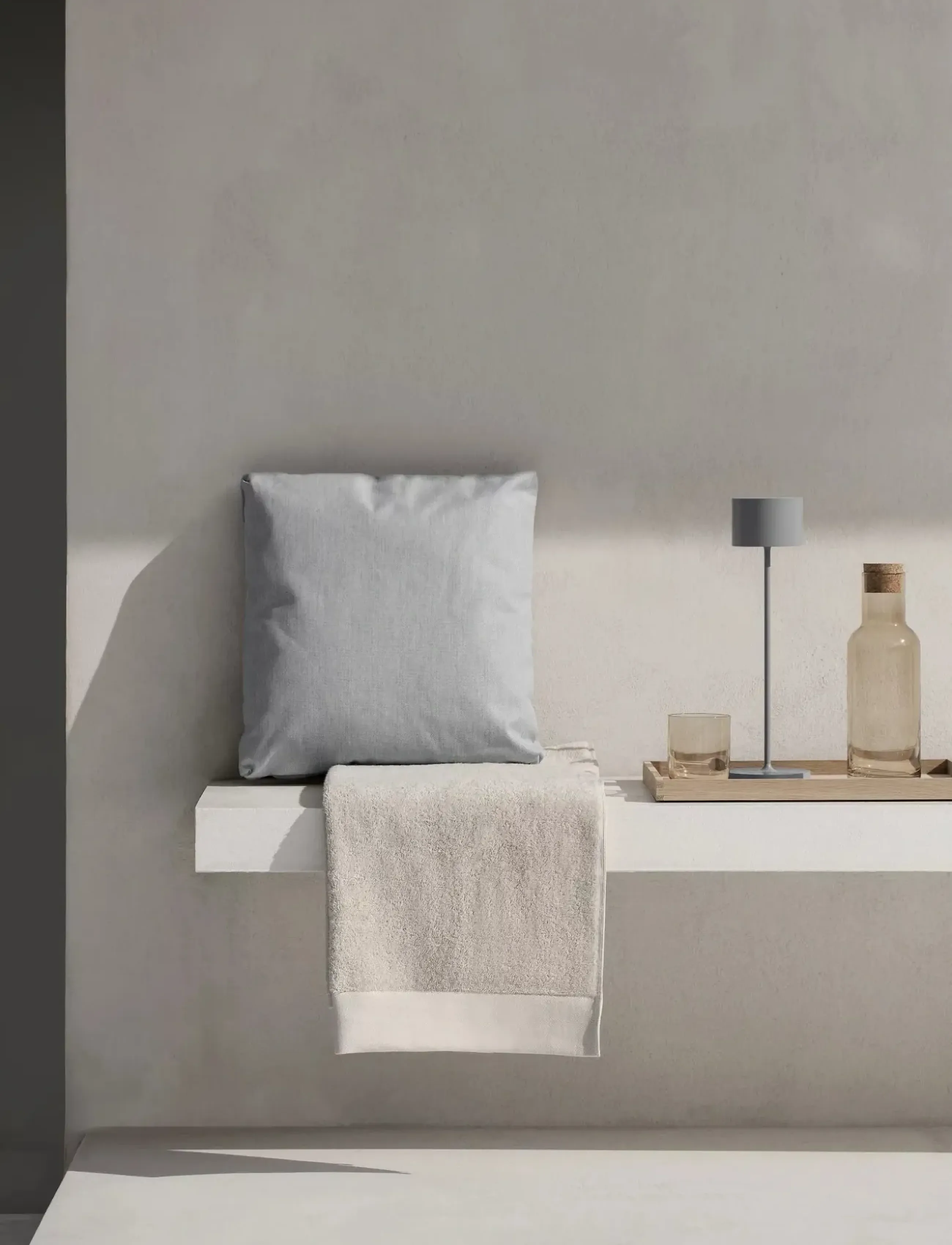 Blomus Hand Towel 100 X 50 Cm Riva Black, 100X cm, Towels & Bath Towels, Schwarz - Homeware