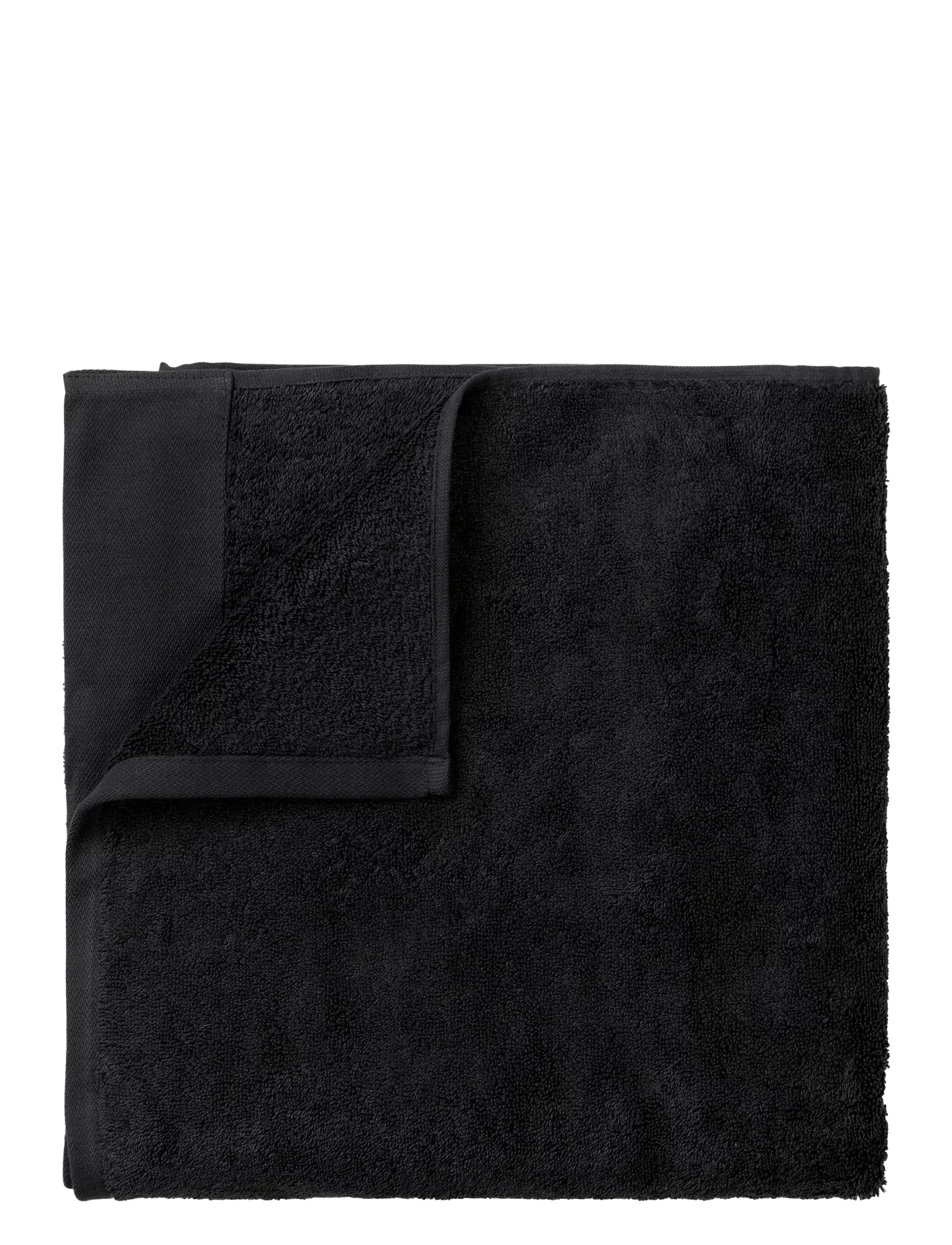 Blomus Sauna Towel 200 X 100 Cm Riva Black, Bath Håndklæde, Sort, Str: 200X 100CM
