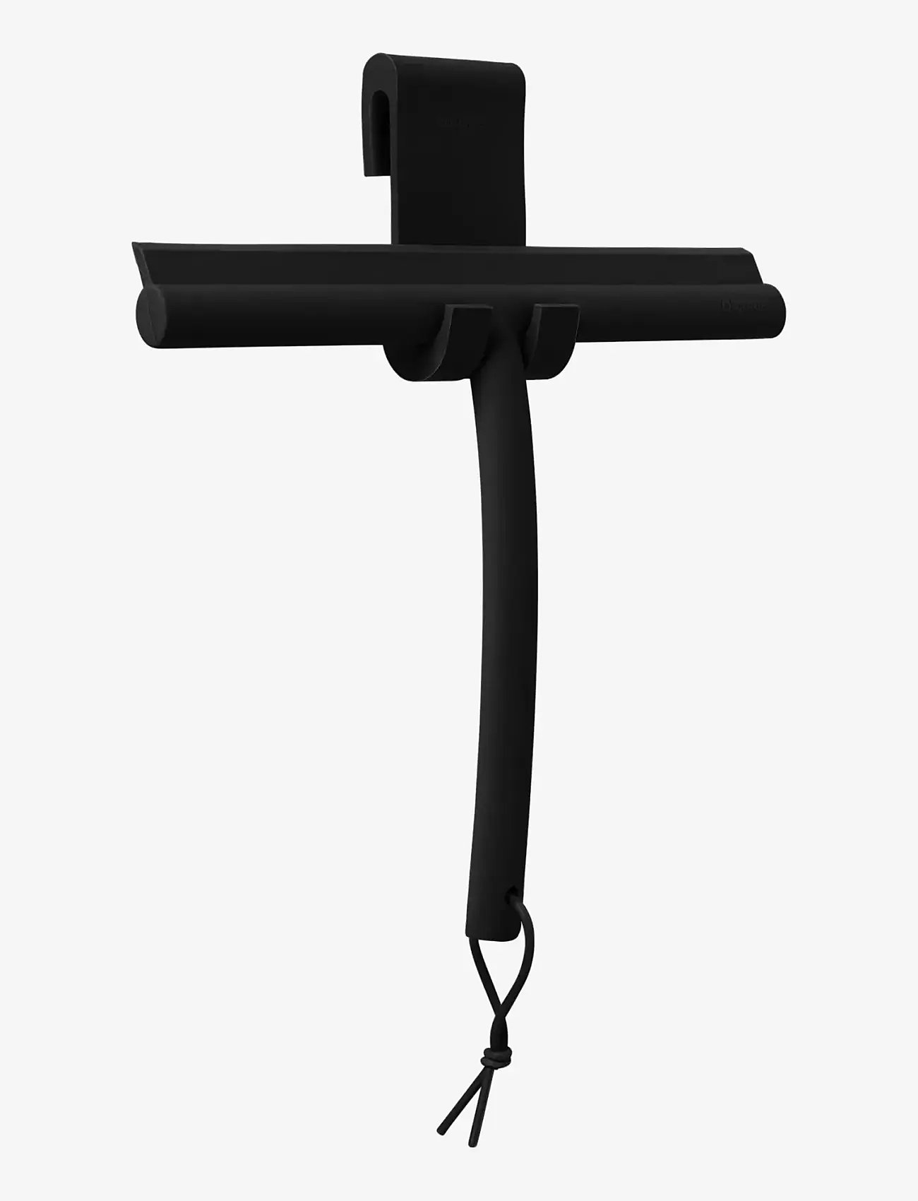 Blomus - Shower Squeegee, includes overdoor hook - 25 x 25 cm - VIPO - Black - black - 1